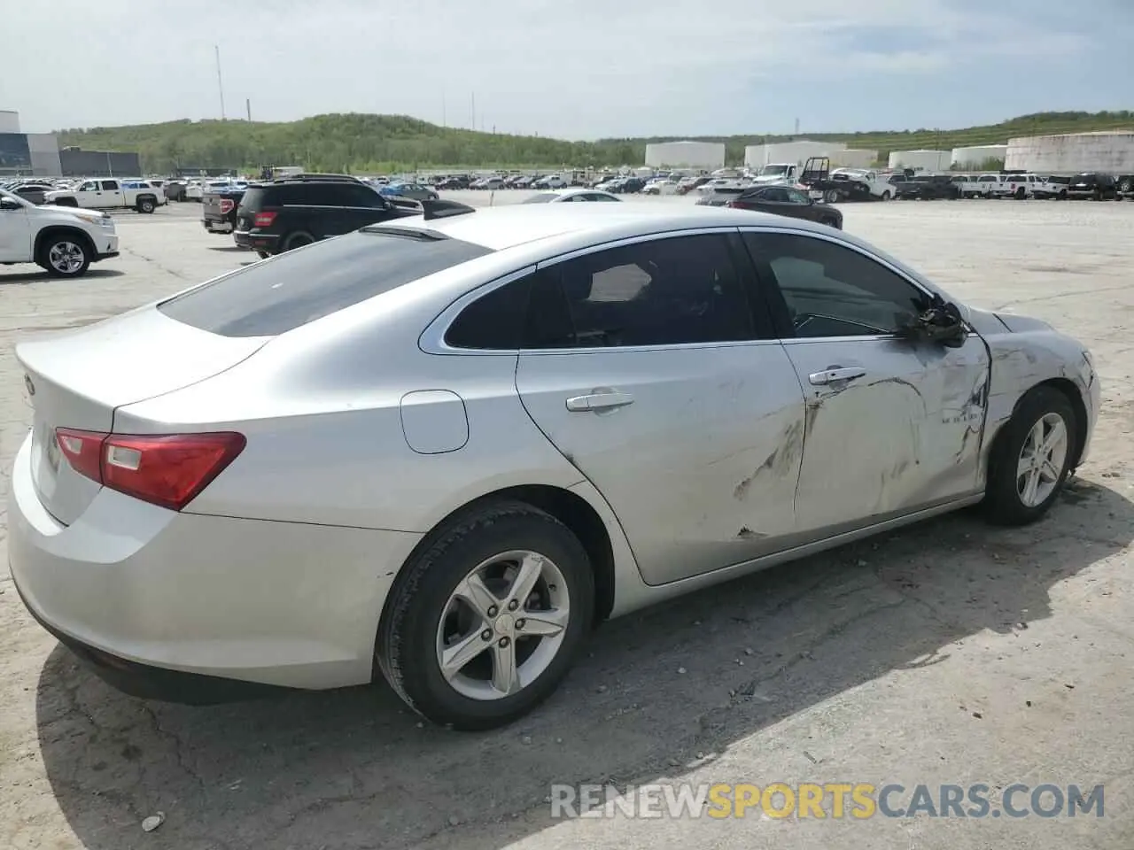 3 Photograph of a damaged car 1G1ZB5ST1KF226319 CHEVROLET MALIBU 2019