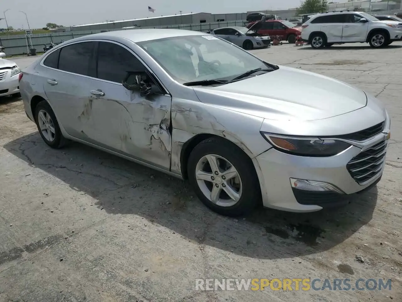 4 Photograph of a damaged car 1G1ZB5ST1KF226319 CHEVROLET MALIBU 2019