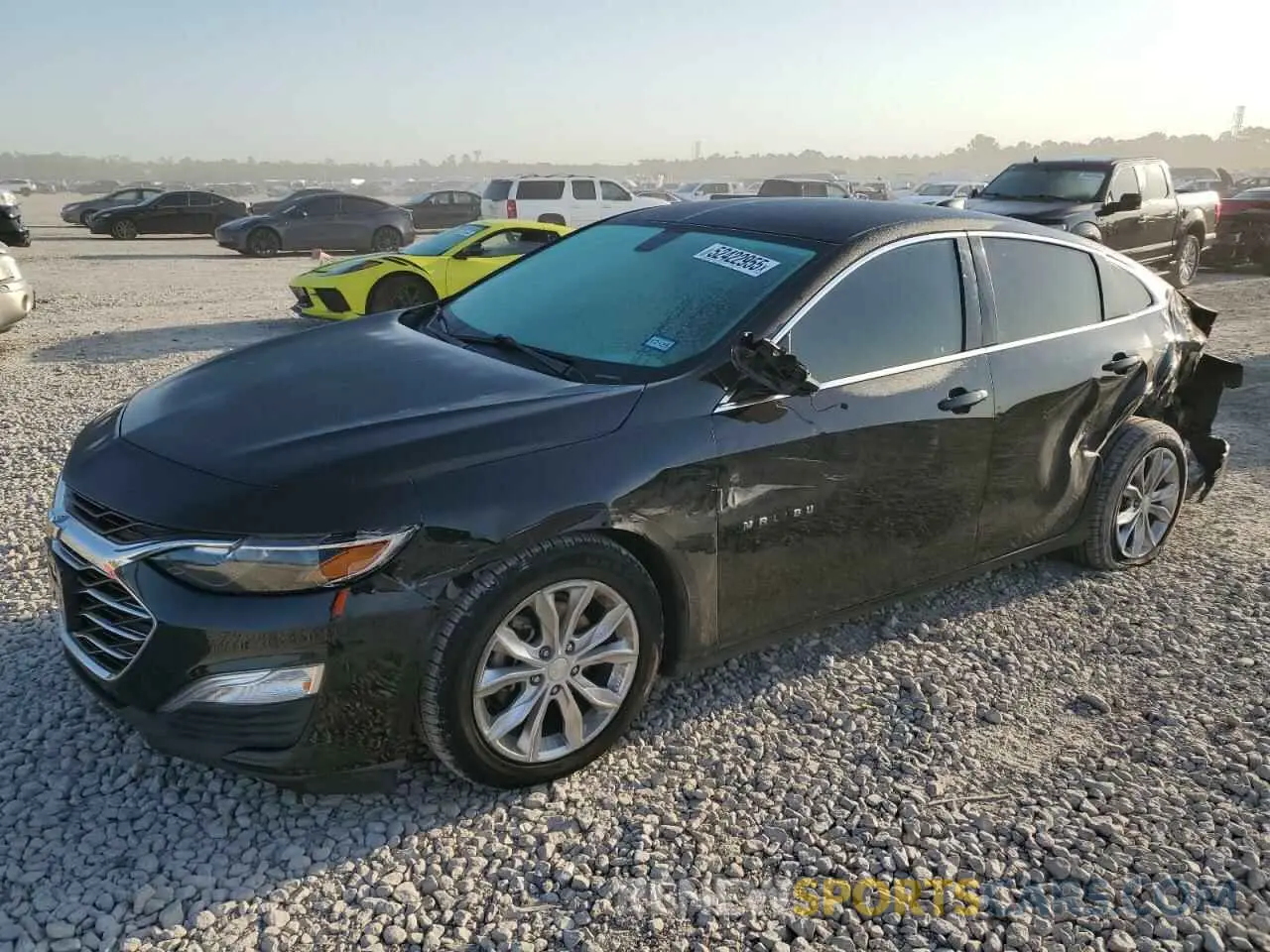 1 Photograph of a damaged car 1G1ZB5ST2KF184453 CHEVROLET MALIBU 2019