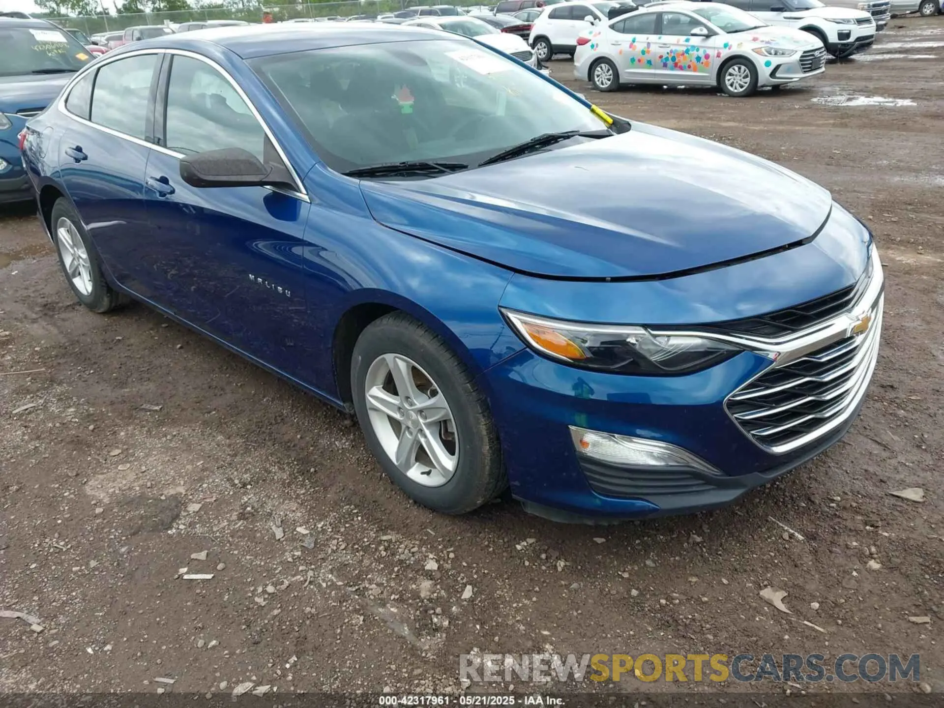 1 Photograph of a damaged car 1G1ZB5ST2KF209450 CHEVROLET MALIBU 2019