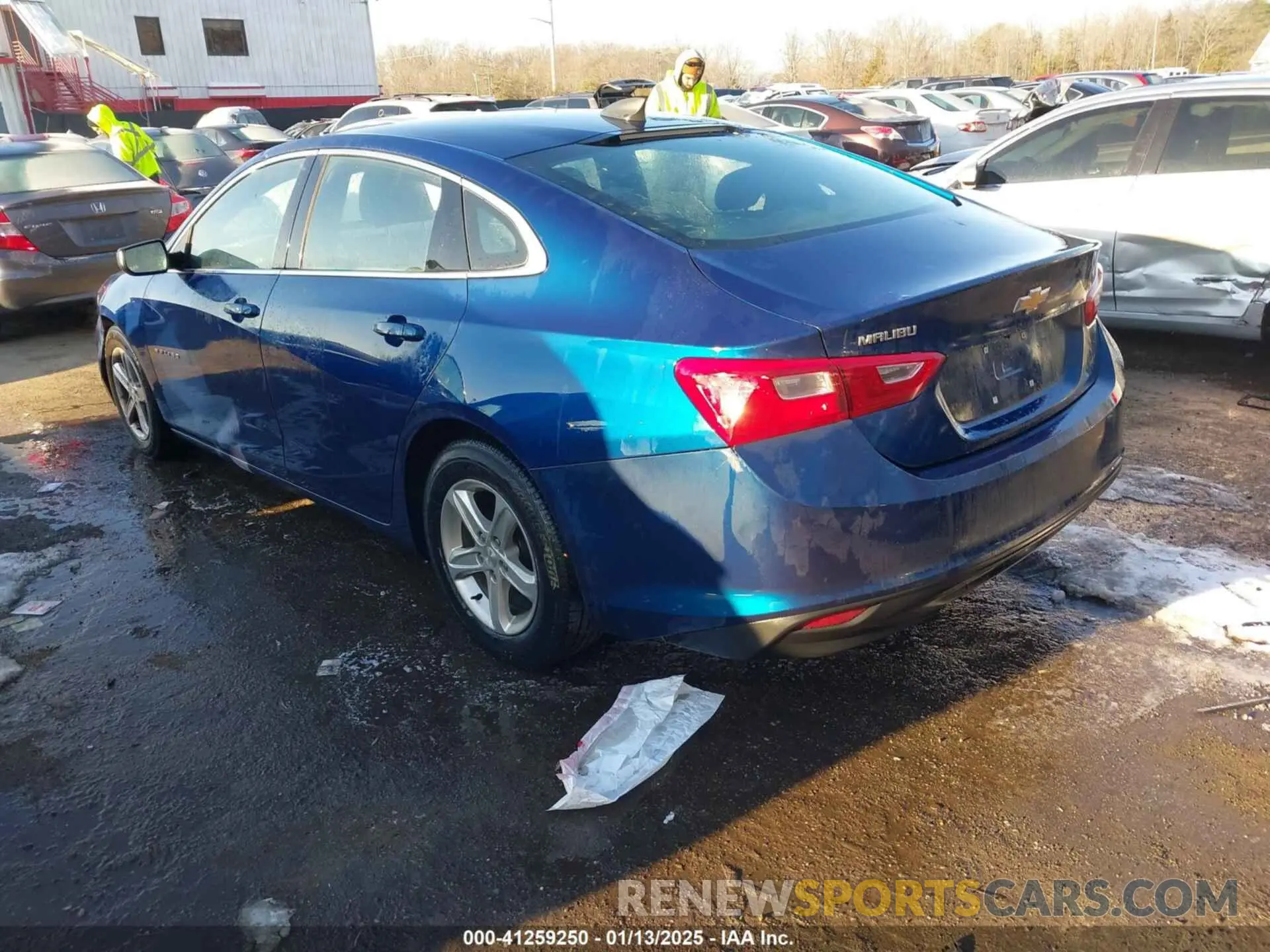 3 Photograph of a damaged car 1G1ZB5ST3KF144706 CHEVROLET MALIBU 2019
