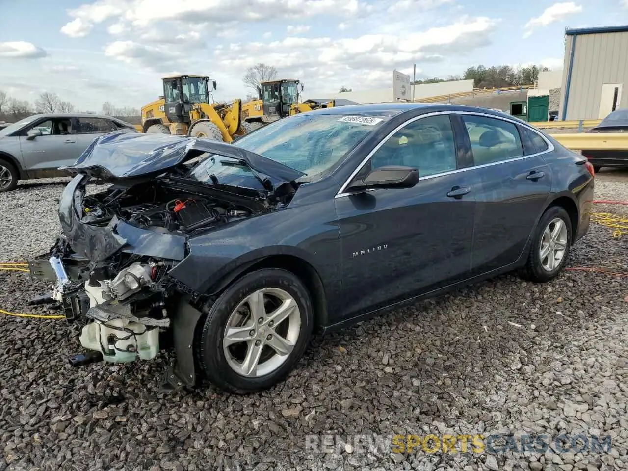 1 Photograph of a damaged car 1G1ZB5ST3KF151042 CHEVROLET MALIBU 2019