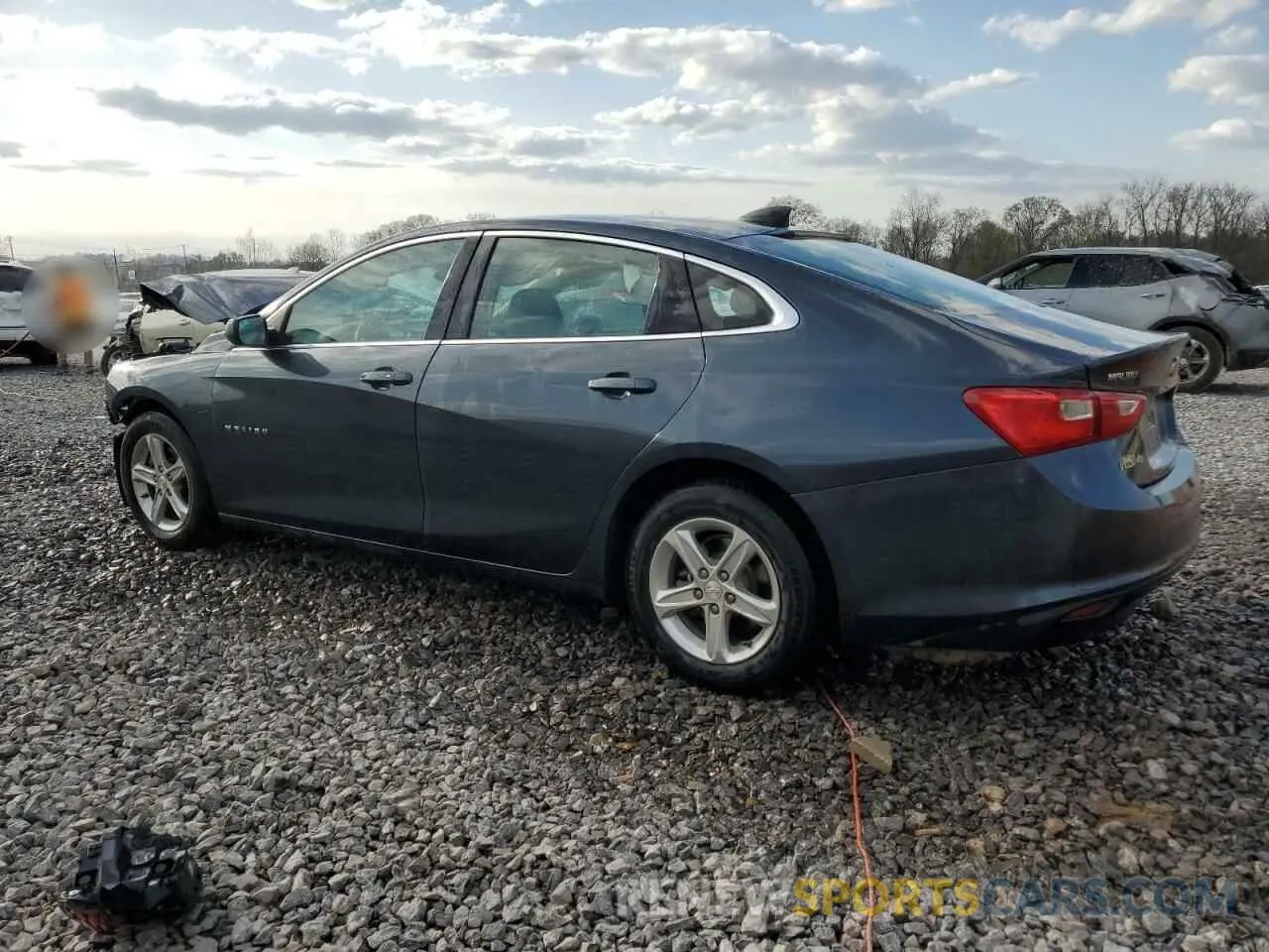2 Photograph of a damaged car 1G1ZB5ST3KF151042 CHEVROLET MALIBU 2019