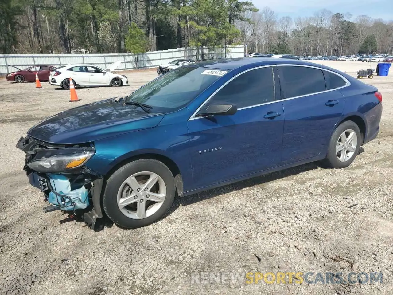 1 Photograph of a damaged car 1G1ZB5ST3KF174269 CHEVROLET MALIBU 2019