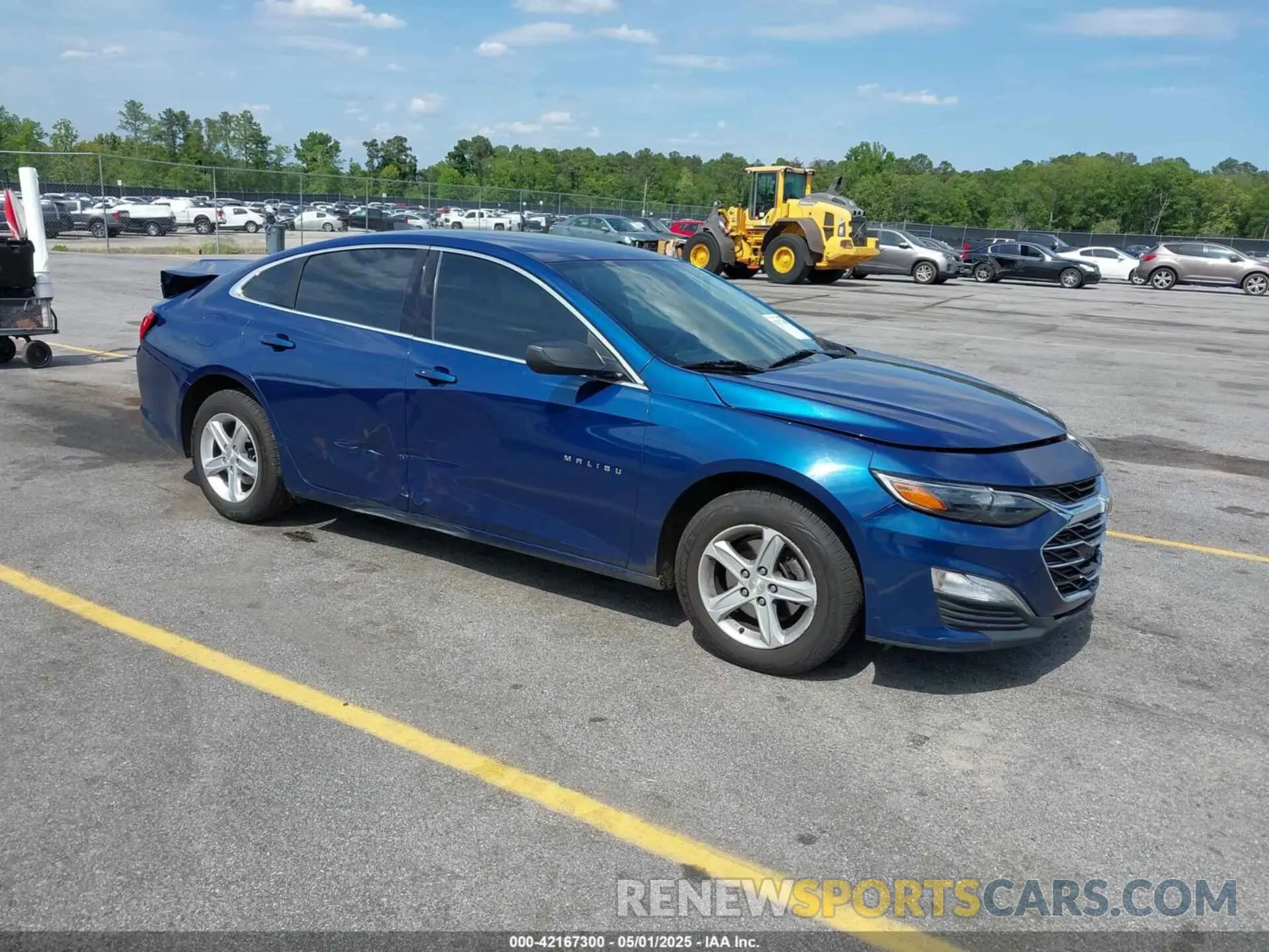 1 Photograph of a damaged car 1G1ZB5ST3KF198264 CHEVROLET MALIBU 2019