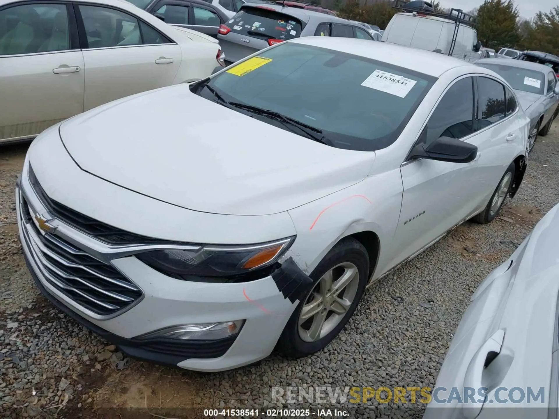 2 Photograph of a damaged car 1G1ZB5ST4KF115621 CHEVROLET MALIBU 2019