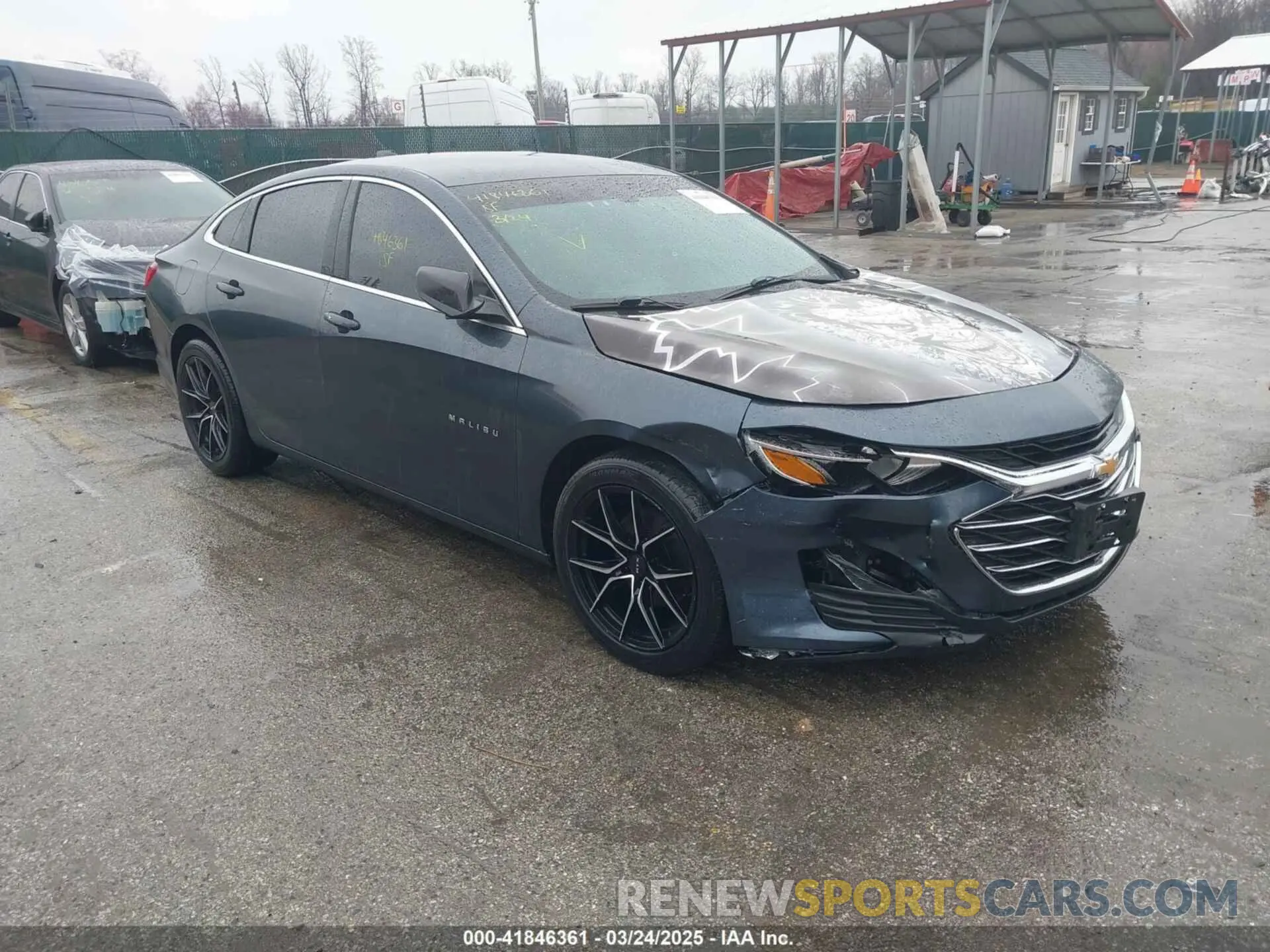 1 Photograph of a damaged car 1G1ZB5ST4KF176256 CHEVROLET MALIBU 2019
