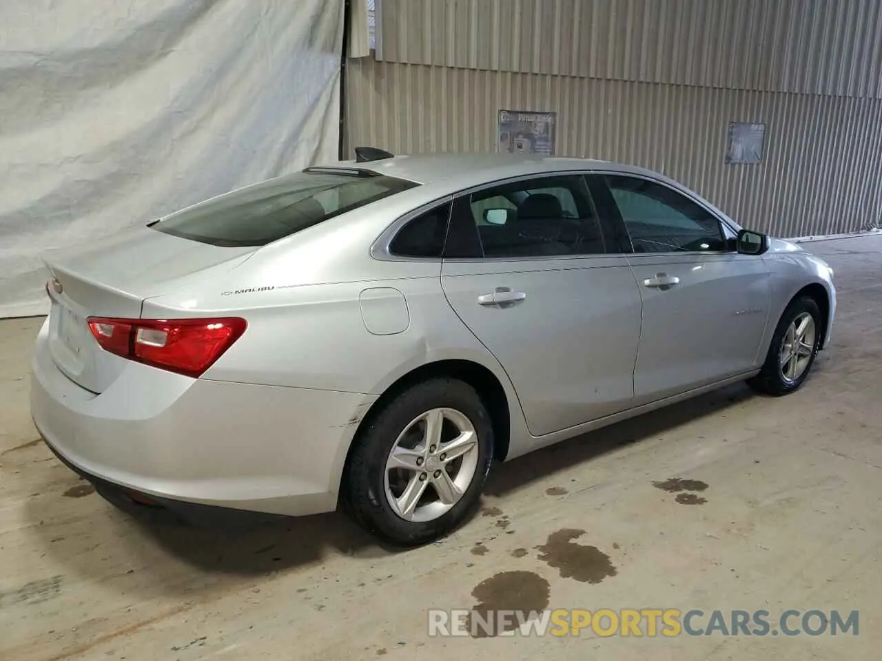 3 Photograph of a damaged car 1G1ZB5ST4KF192845 CHEVROLET MALIBU 2019