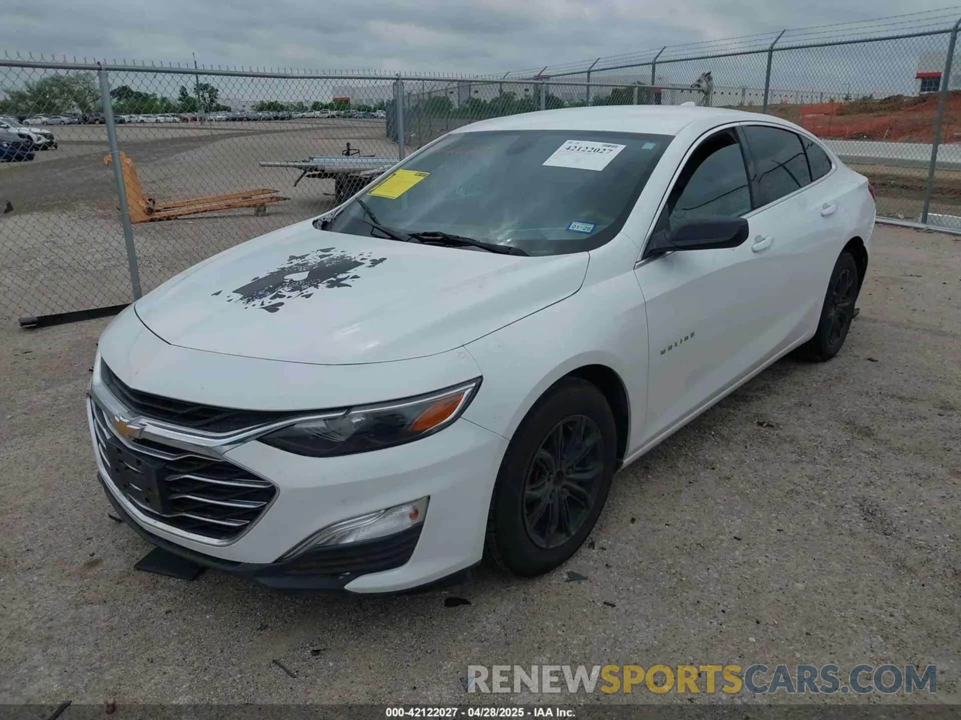 2 Photograph of a damaged car 1G1ZB5ST5KF141614 CHEVROLET MALIBU 2019