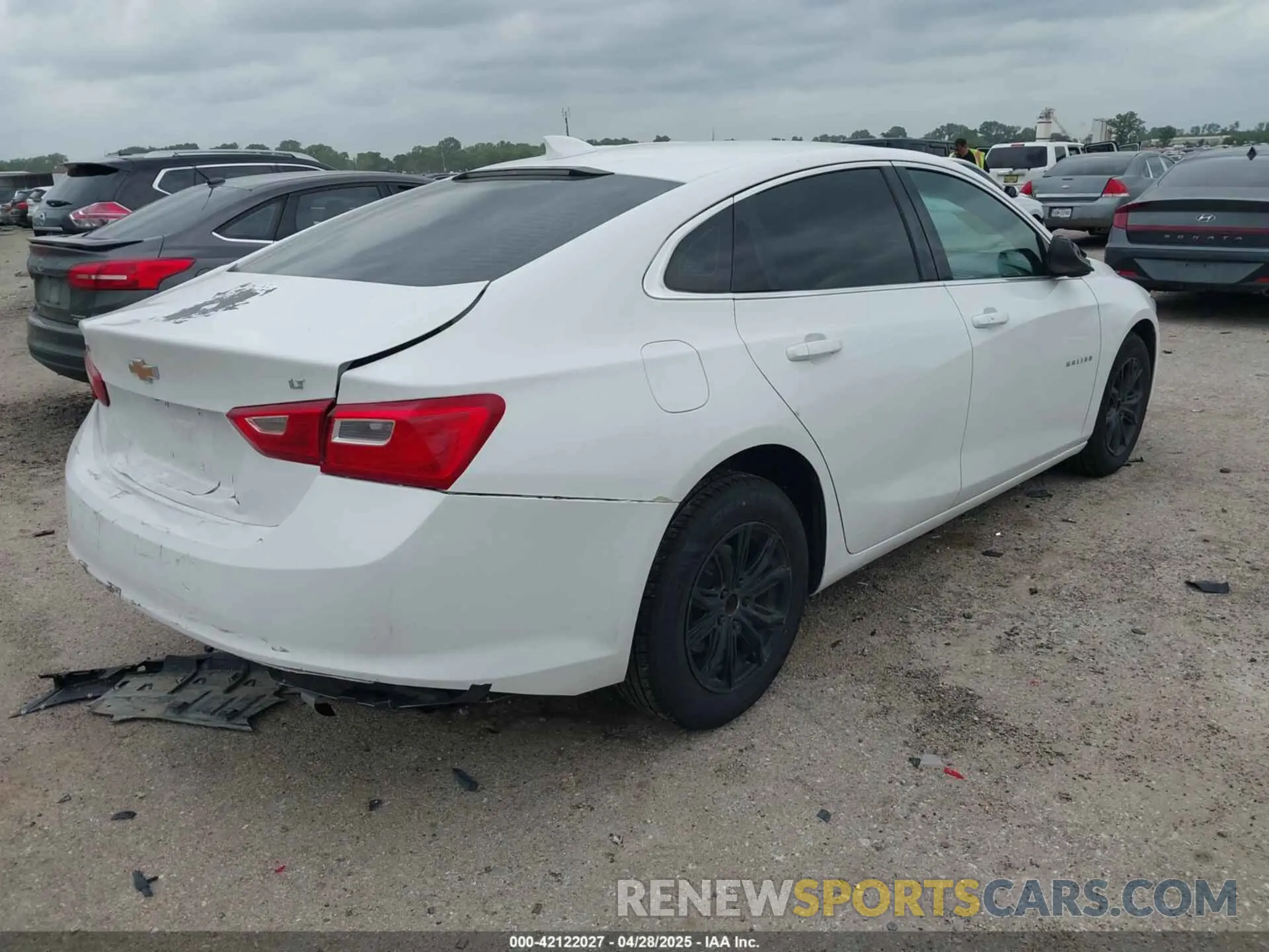 4 Photograph of a damaged car 1G1ZB5ST5KF141614 CHEVROLET MALIBU 2019