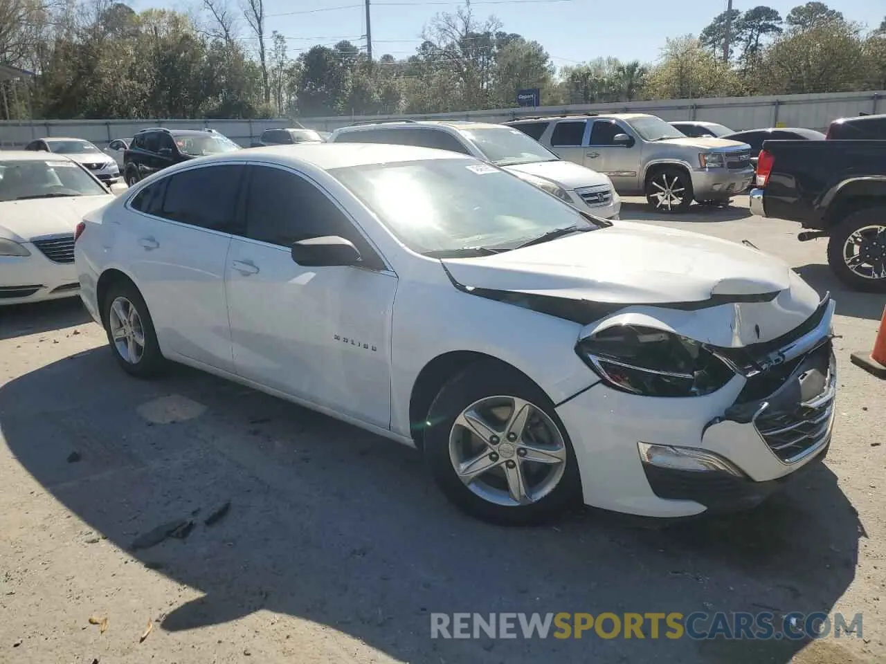 4 Photograph of a damaged car 1G1ZB5ST5KF174337 CHEVROLET MALIBU 2019