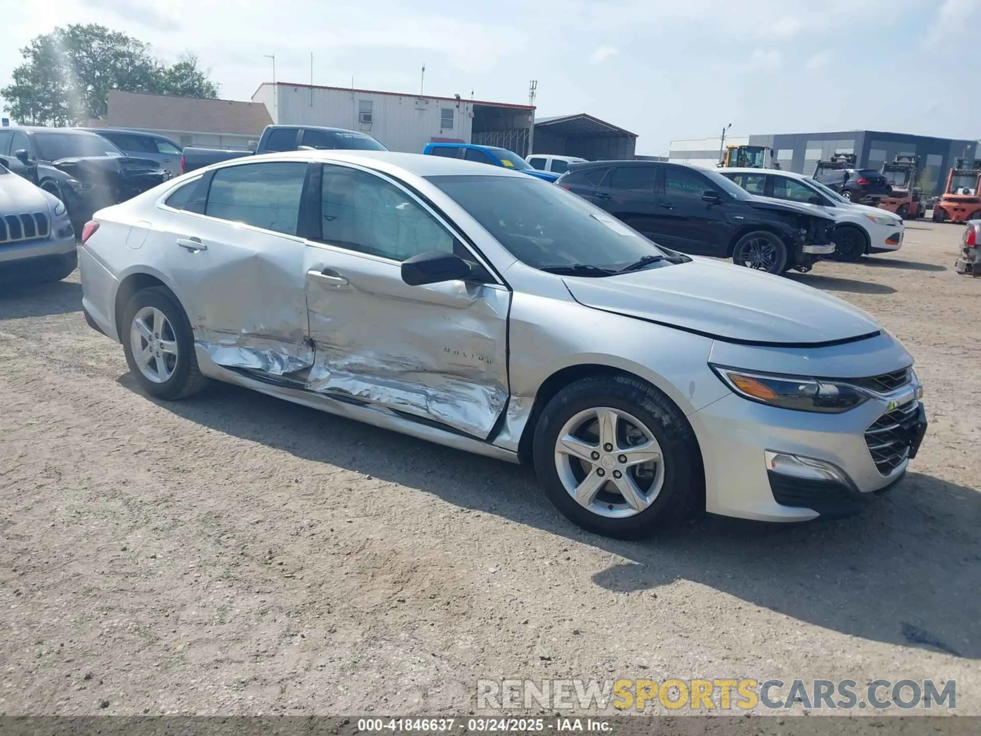 1 Photograph of a damaged car 1G1ZB5ST5KF222757 CHEVROLET MALIBU 2019