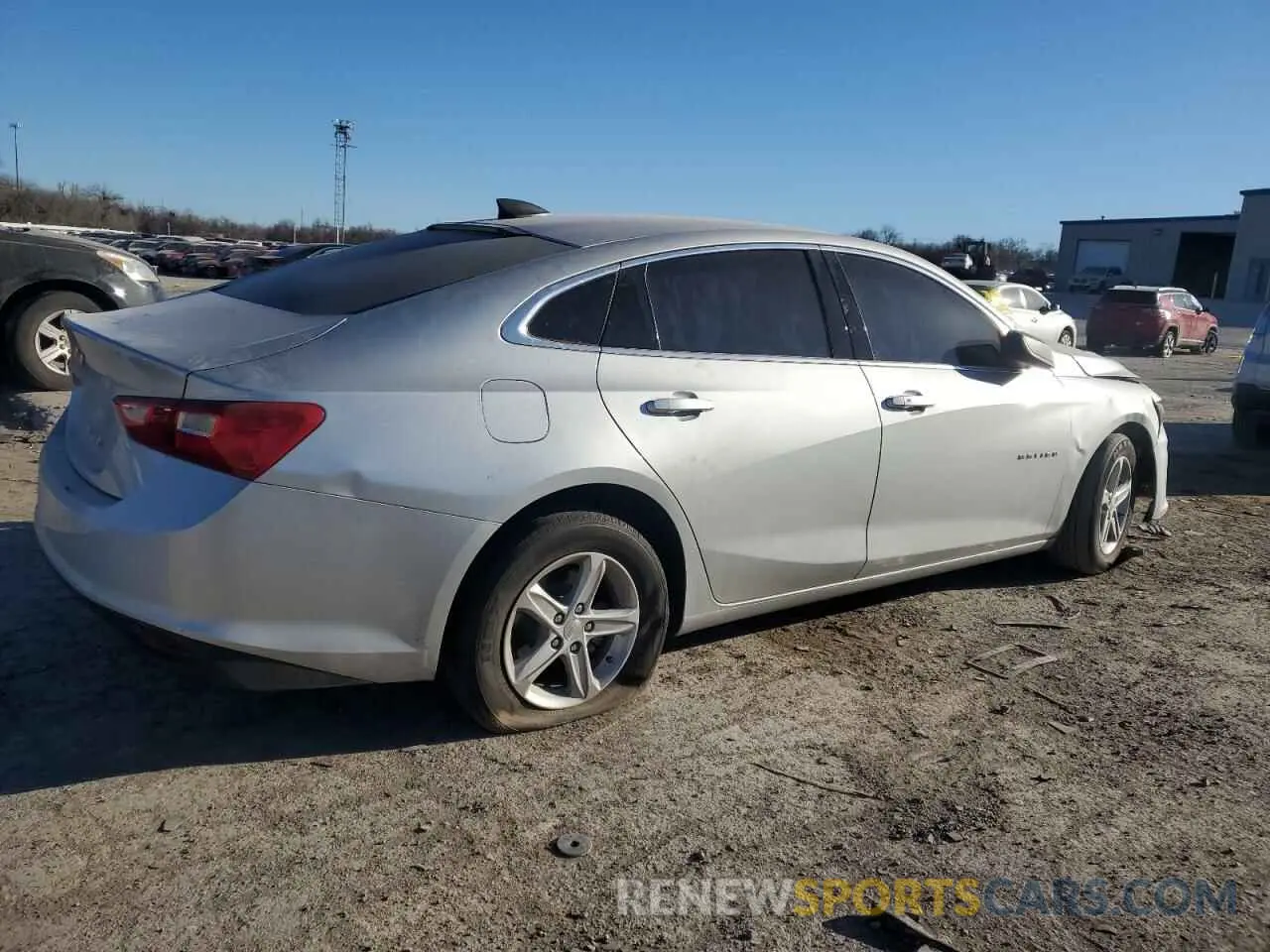 3 Photograph of a damaged car 1G1ZB5ST6KF127575 CHEVROLET MALIBU 2019