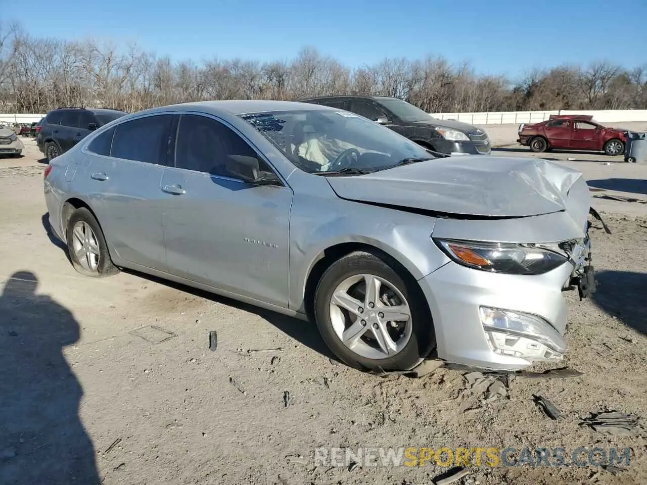 4 Photograph of a damaged car 1G1ZB5ST6KF127575 CHEVROLET MALIBU 2019