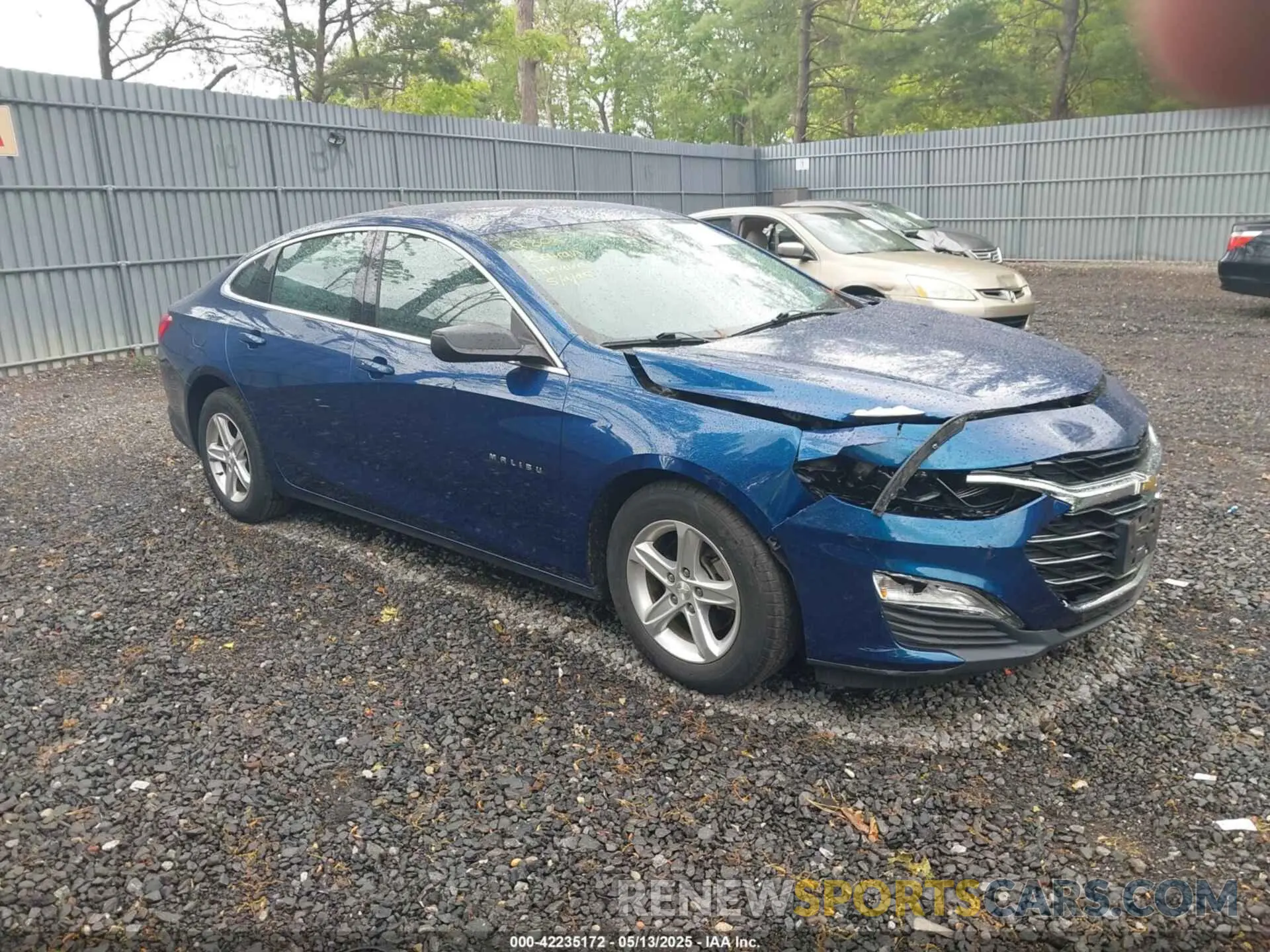 1 Photograph of a damaged car 1G1ZB5ST6KF174489 CHEVROLET MALIBU 2019
