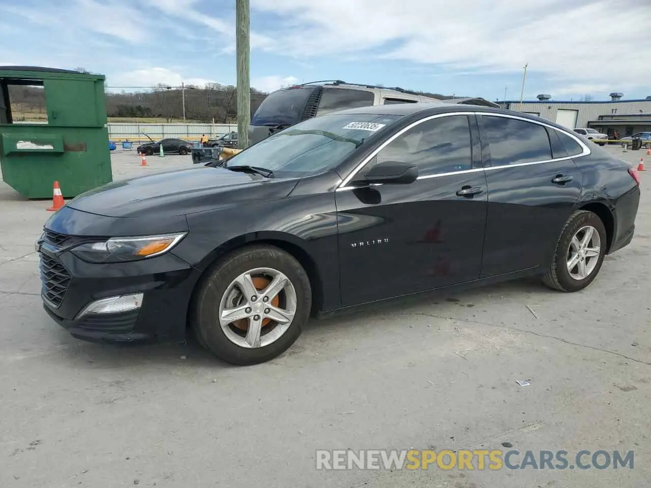 1 Photograph of a damaged car 1G1ZB5ST6KF185346 CHEVROLET MALIBU 2019