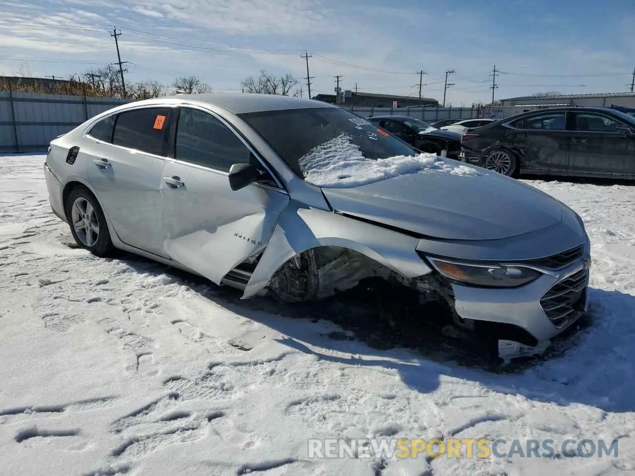 4 Photograph of a damaged car 1G1ZB5ST6KF199411 CHEVROLET MALIBU 2019
