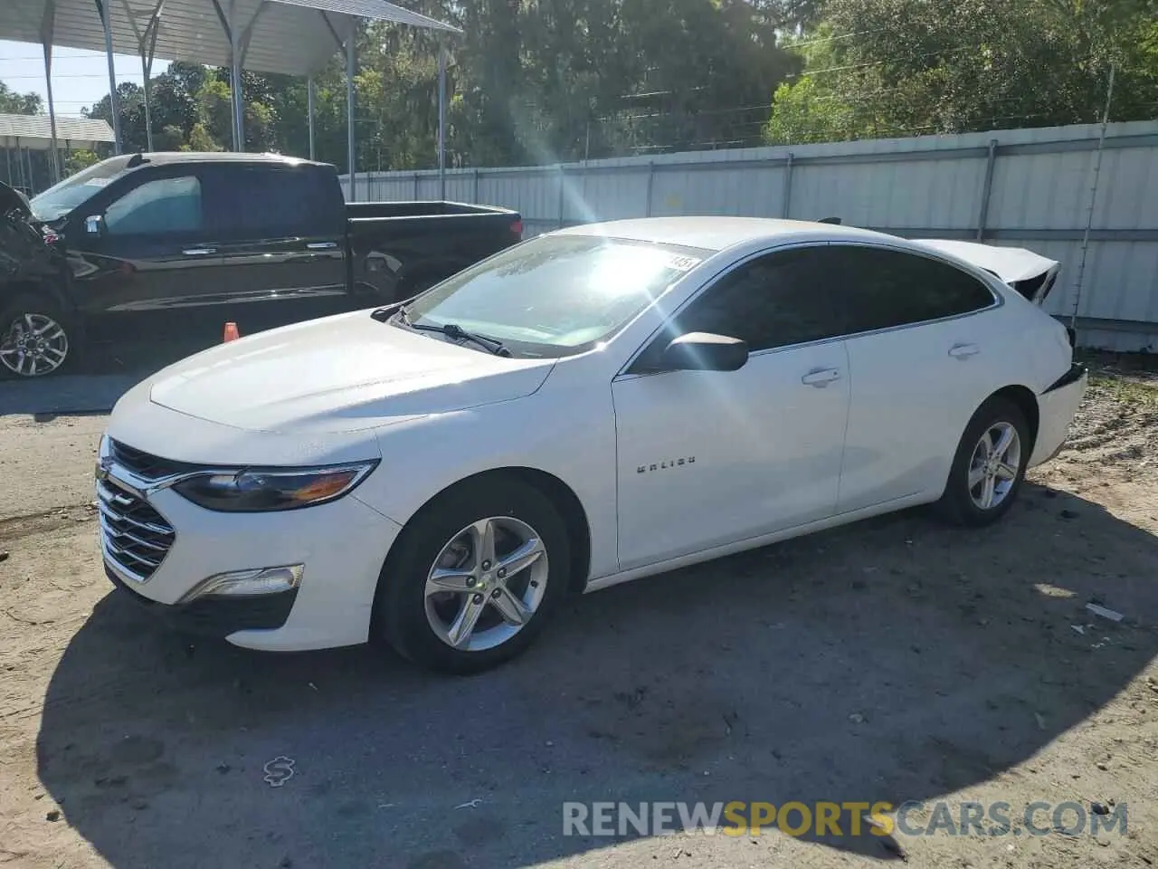 1 Photograph of a damaged car 1G1ZB5ST7KF125768 CHEVROLET MALIBU 2019