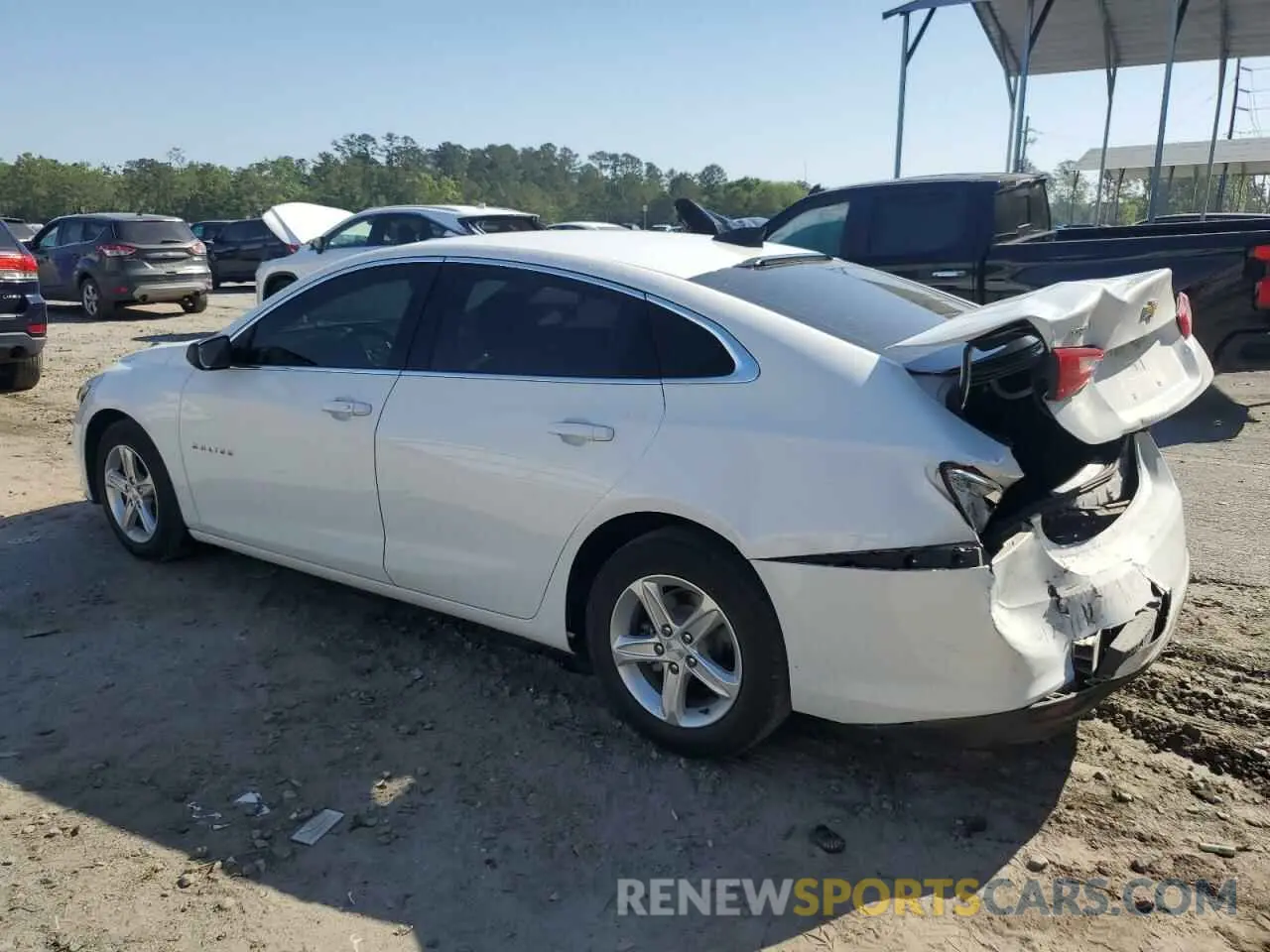 2 Photograph of a damaged car 1G1ZB5ST7KF125768 CHEVROLET MALIBU 2019