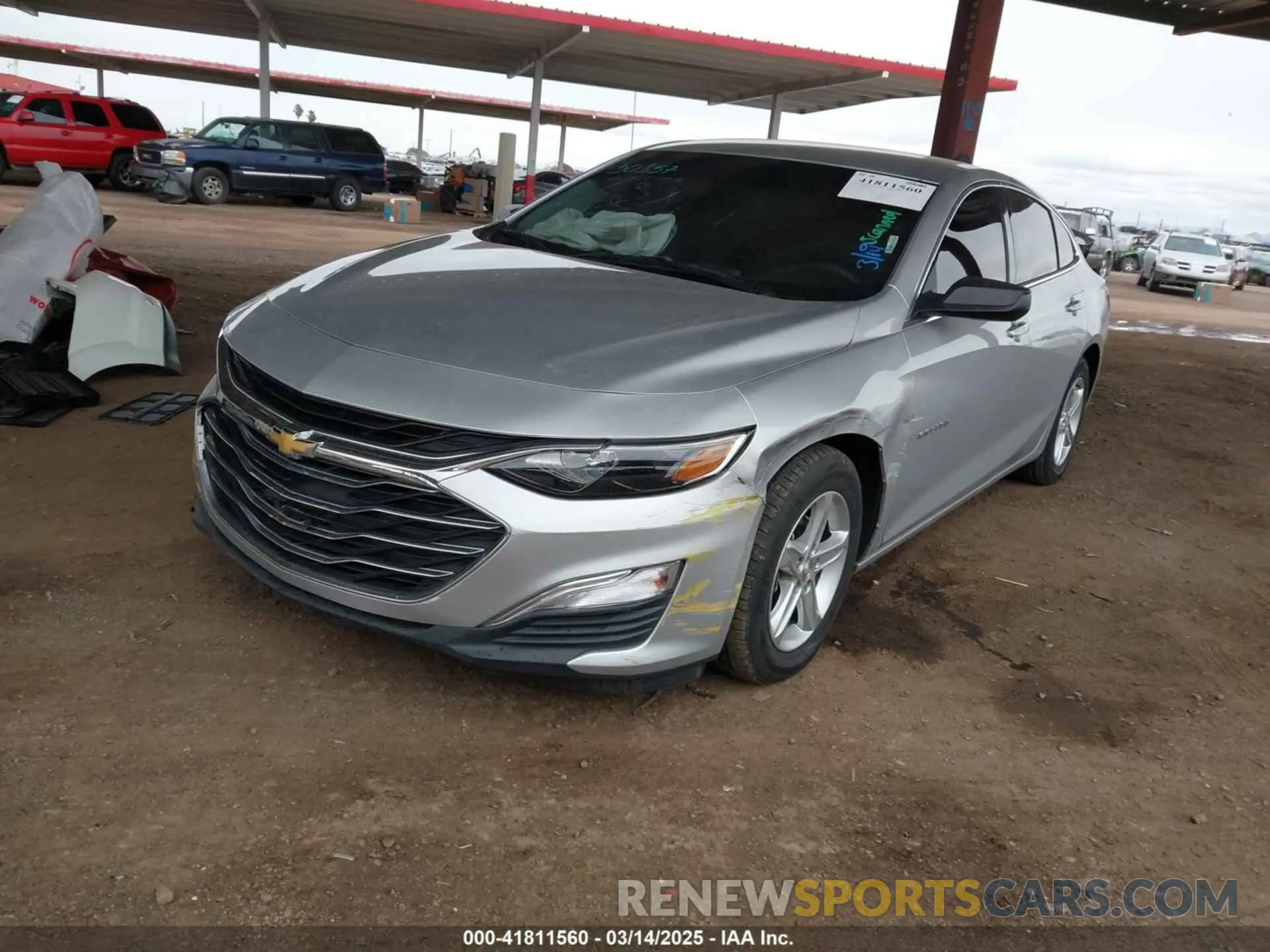 2 Photograph of a damaged car 1G1ZB5ST7KF140268 CHEVROLET MALIBU 2019