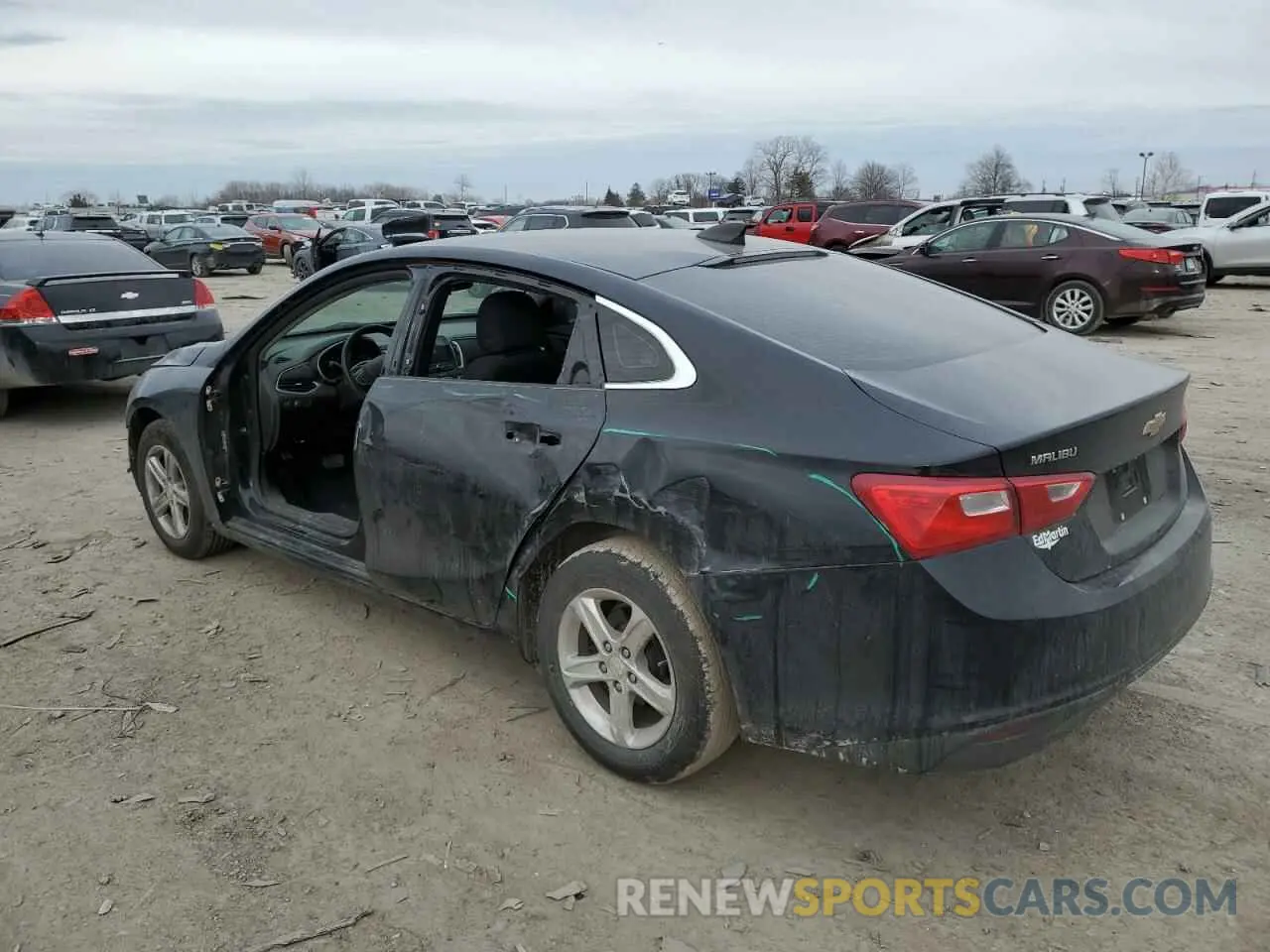 2 Photograph of a damaged car 1G1ZB5ST7KF189602 CHEVROLET MALIBU 2019