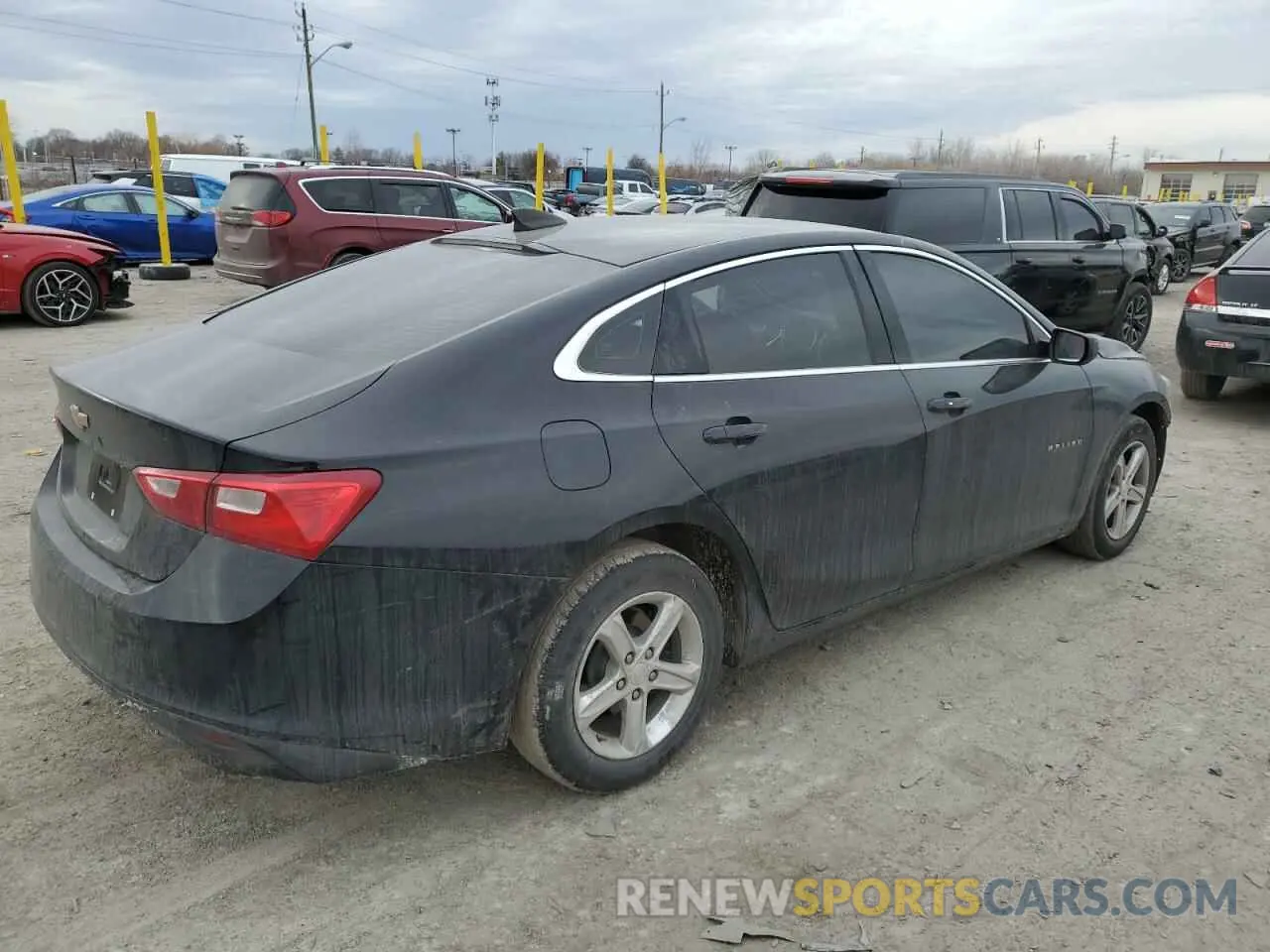 3 Photograph of a damaged car 1G1ZB5ST7KF189602 CHEVROLET MALIBU 2019