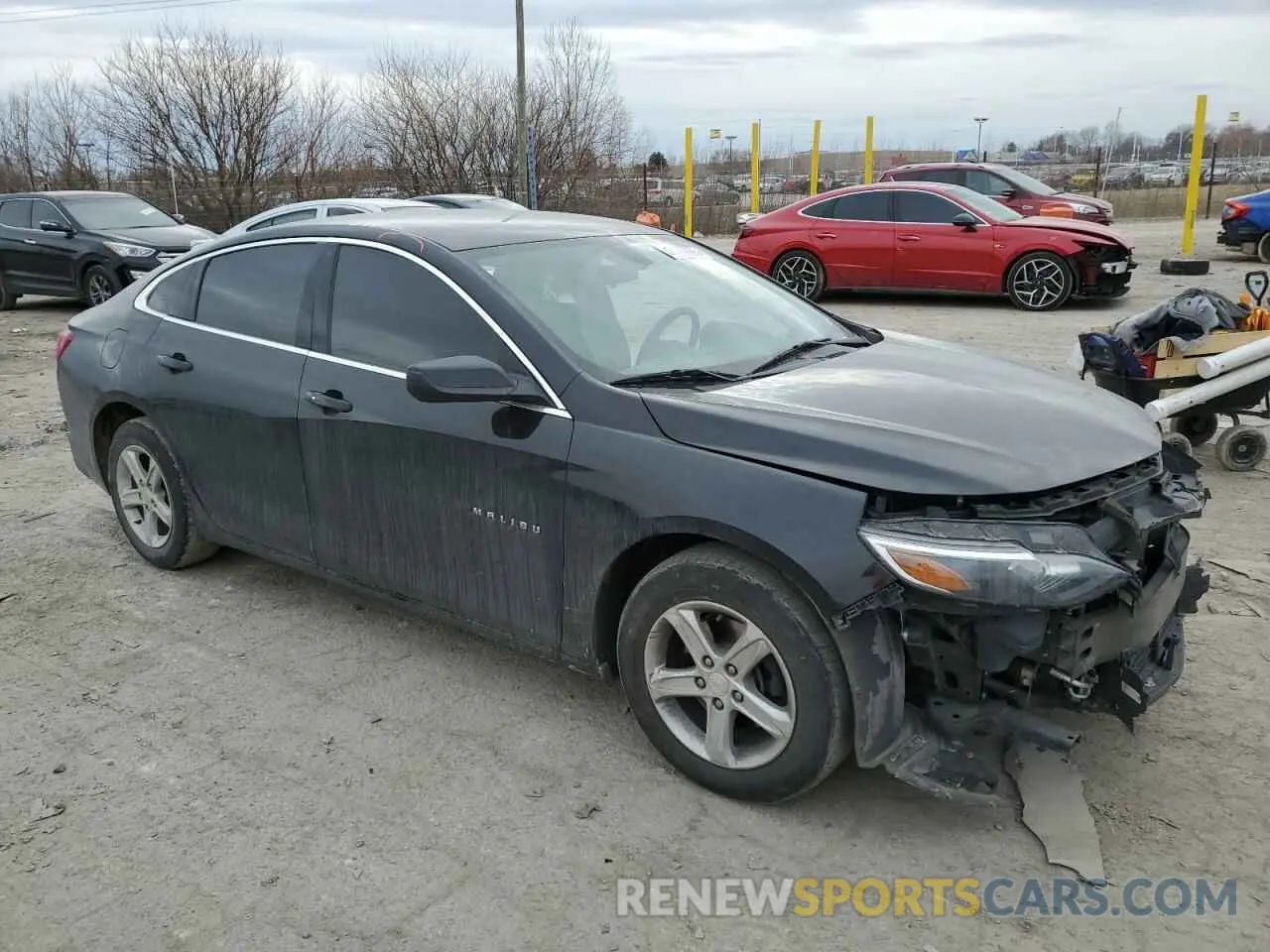 4 Photograph of a damaged car 1G1ZB5ST7KF189602 CHEVROLET MALIBU 2019