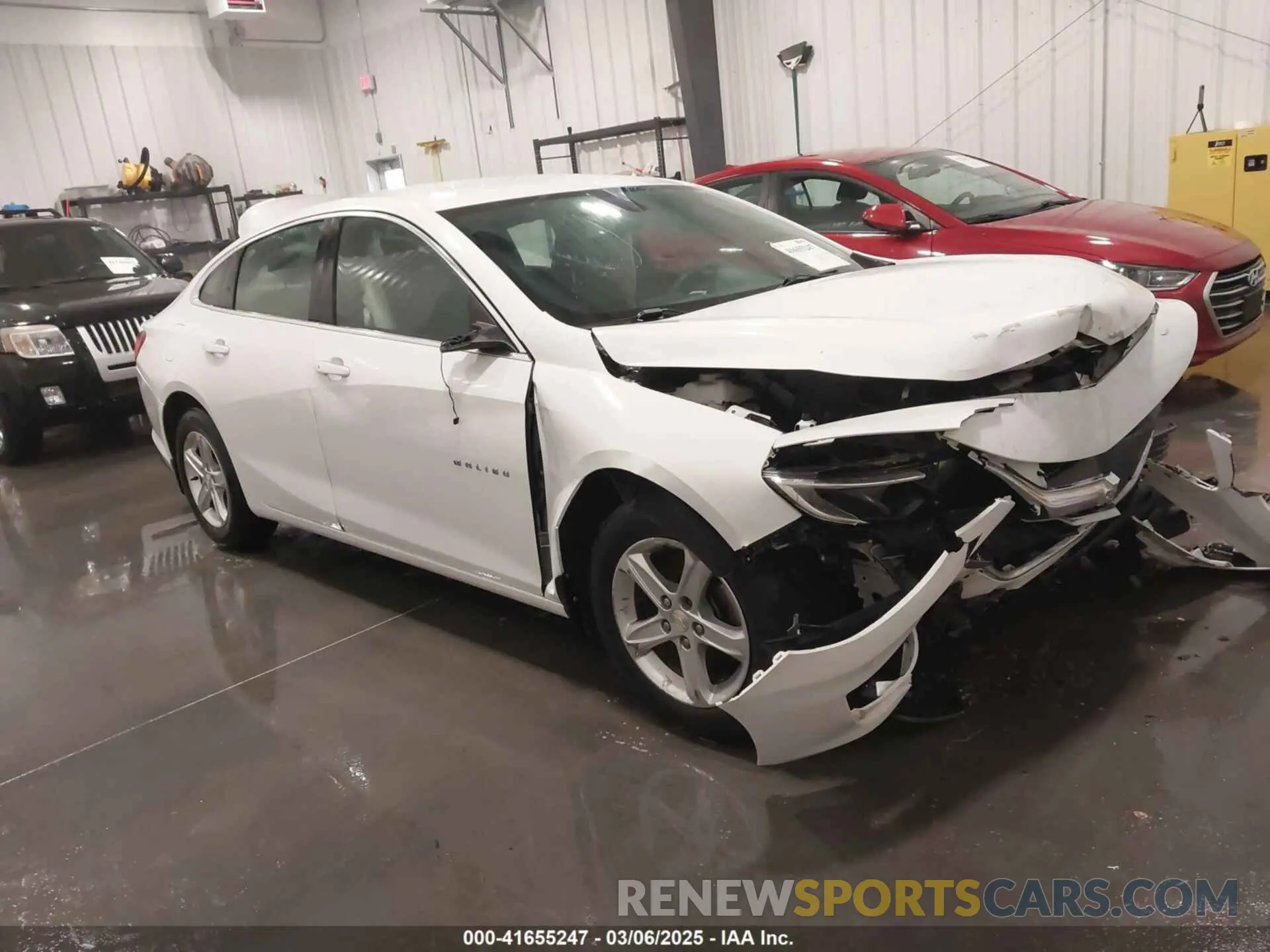 1 Photograph of a damaged car 1G1ZB5ST7KF201828 CHEVROLET MALIBU 2019