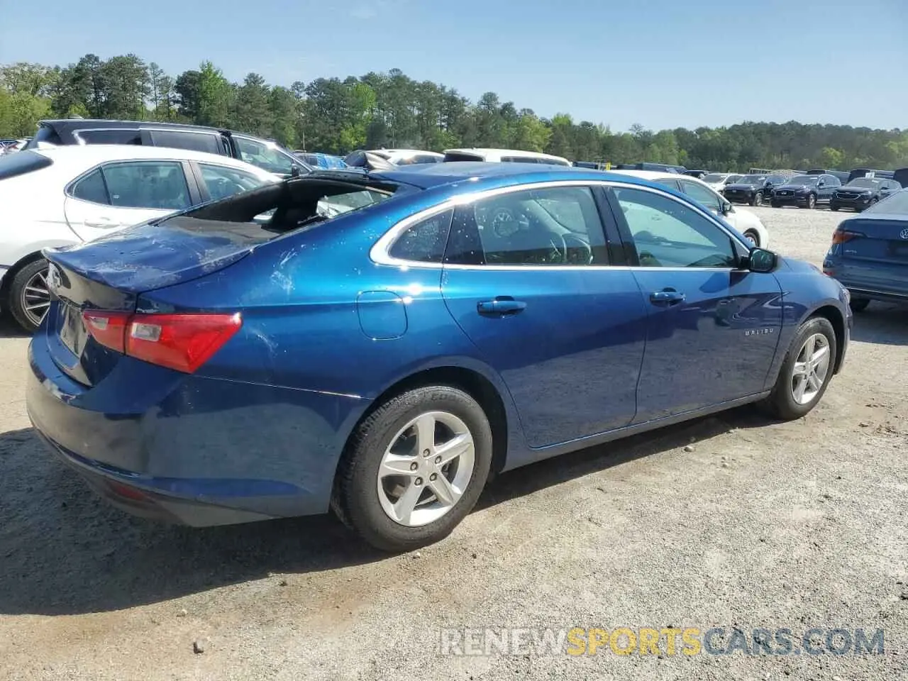 3 Photograph of a damaged car 1G1ZB5ST7KF214885 CHEVROLET MALIBU 2019