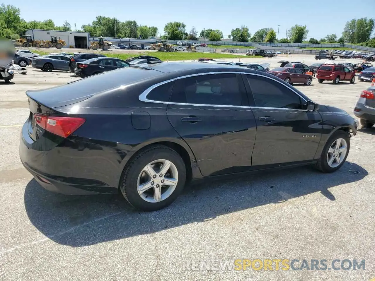 3 Photograph of a damaged car 1G1ZB5ST7KF222405 CHEVROLET MALIBU 2019
