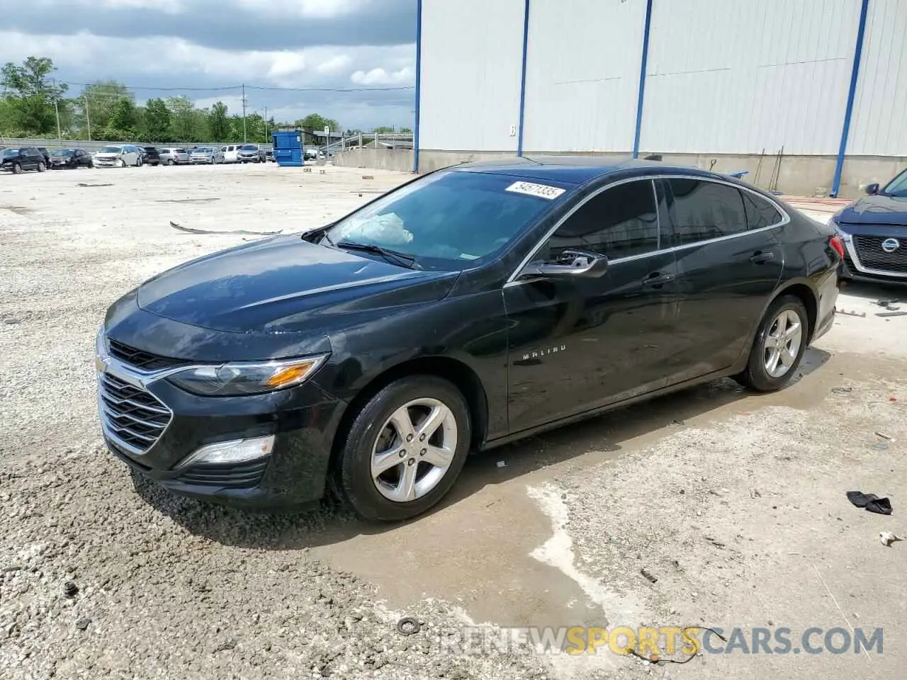 1 Photograph of a damaged car 1G1ZB5ST8KF118716 CHEVROLET MALIBU 2019
