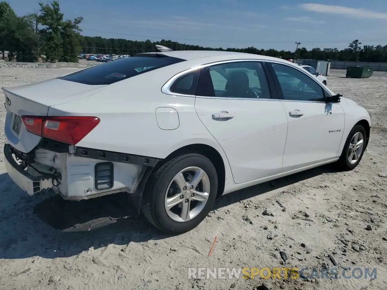 3 Photograph of a damaged car 1G1ZB5ST8KF184165 CHEVROLET MALIBU 2019