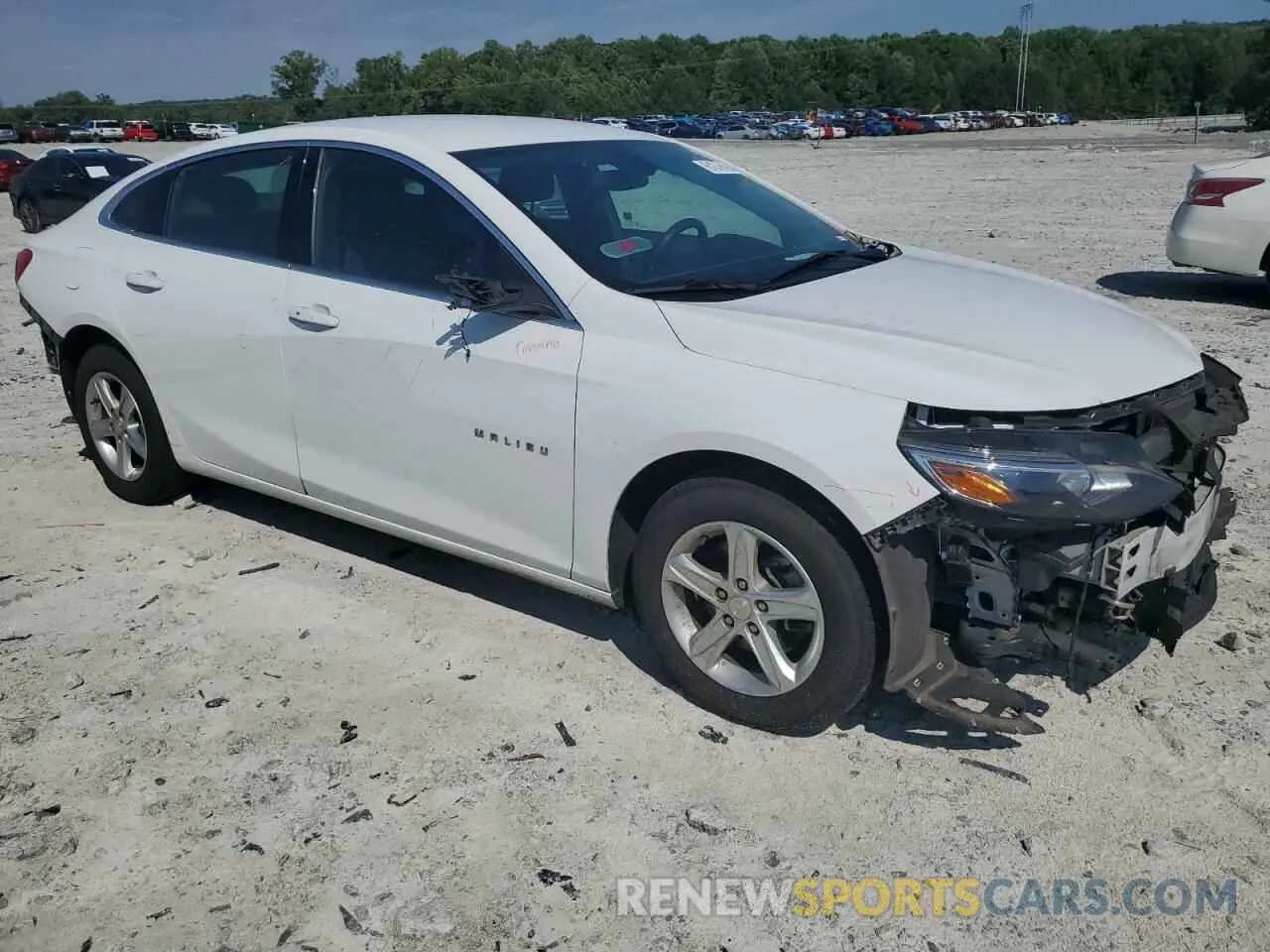 4 Photograph of a damaged car 1G1ZB5ST8KF184165 CHEVROLET MALIBU 2019
