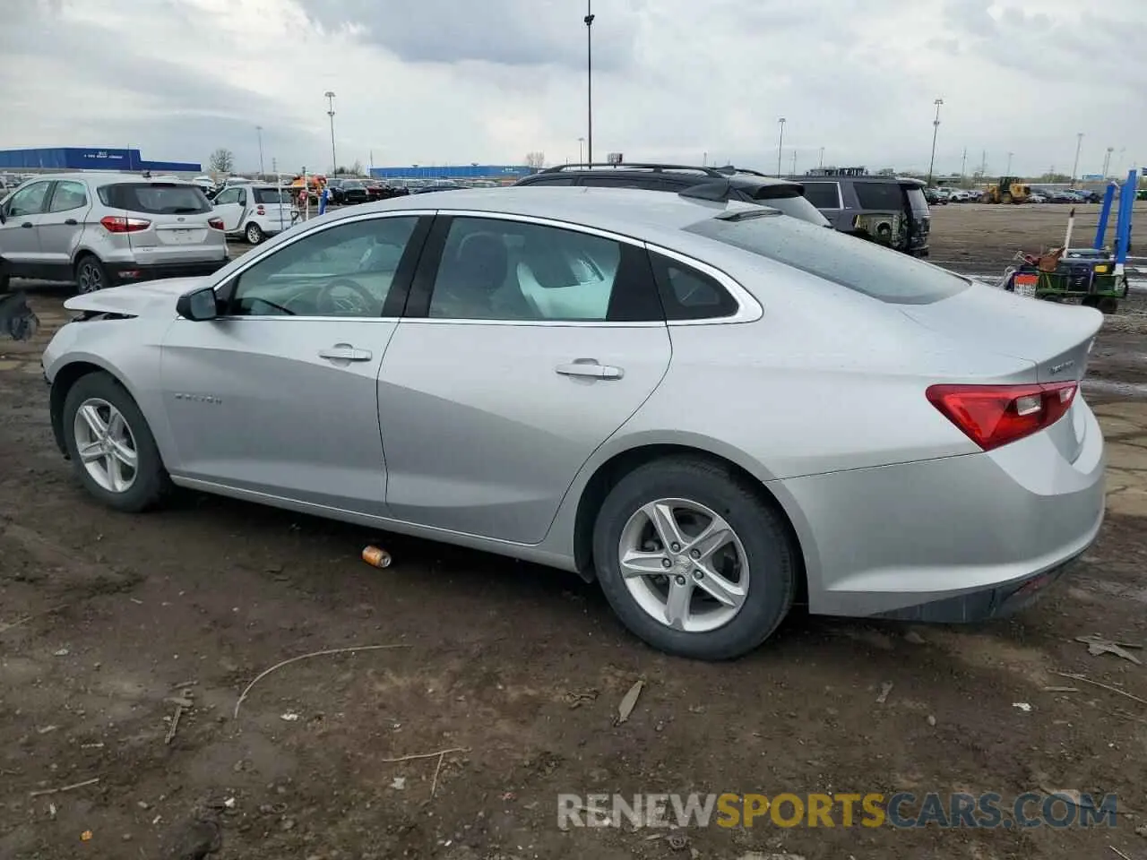 2 Photograph of a damaged car 1G1ZB5ST8KF185753 CHEVROLET MALIBU 2019