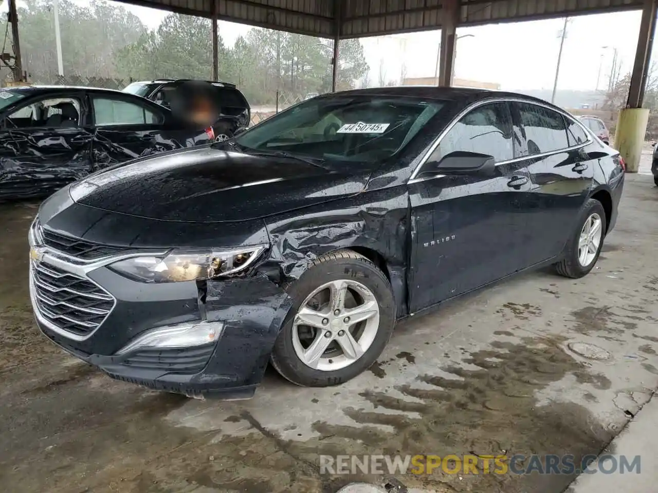 1 Photograph of a damaged car 1G1ZB5ST8KF199622 CHEVROLET MALIBU 2019