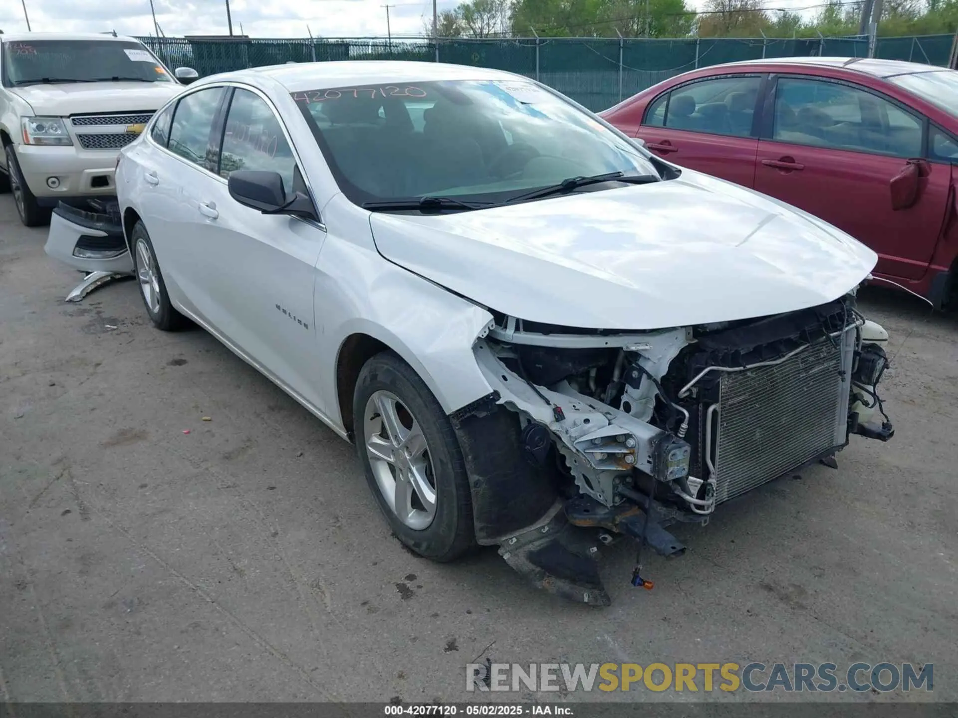 1 Photograph of a damaged car 1G1ZB5ST8KF203815 CHEVROLET MALIBU 2019