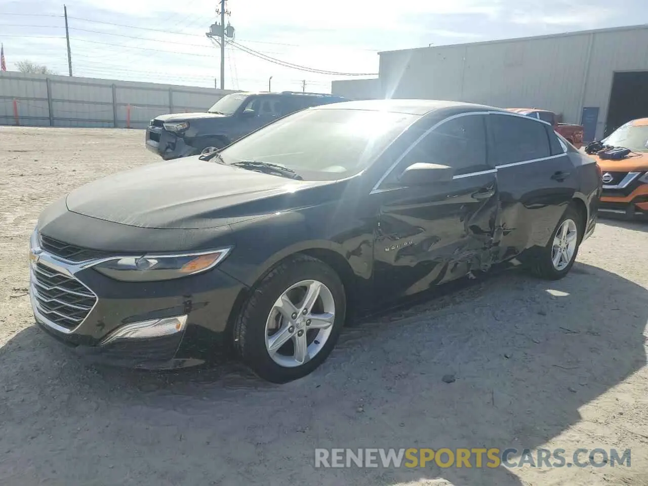 1 Photograph of a damaged car 1G1ZB5ST8KF223322 CHEVROLET MALIBU 2019