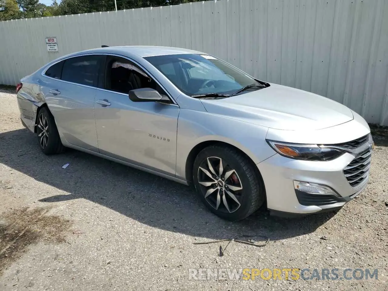 4 Photograph of a damaged car 1G1ZB5ST9KF177516 CHEVROLET MALIBU 2019