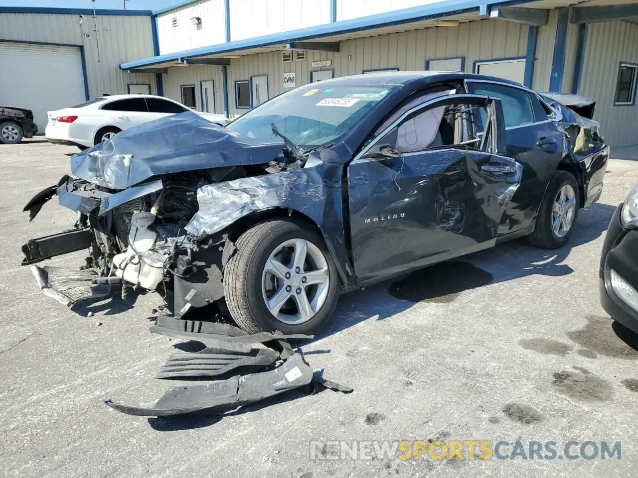 1 Photograph of a damaged car 1G1ZB5ST9KF182571 CHEVROLET MALIBU 2019