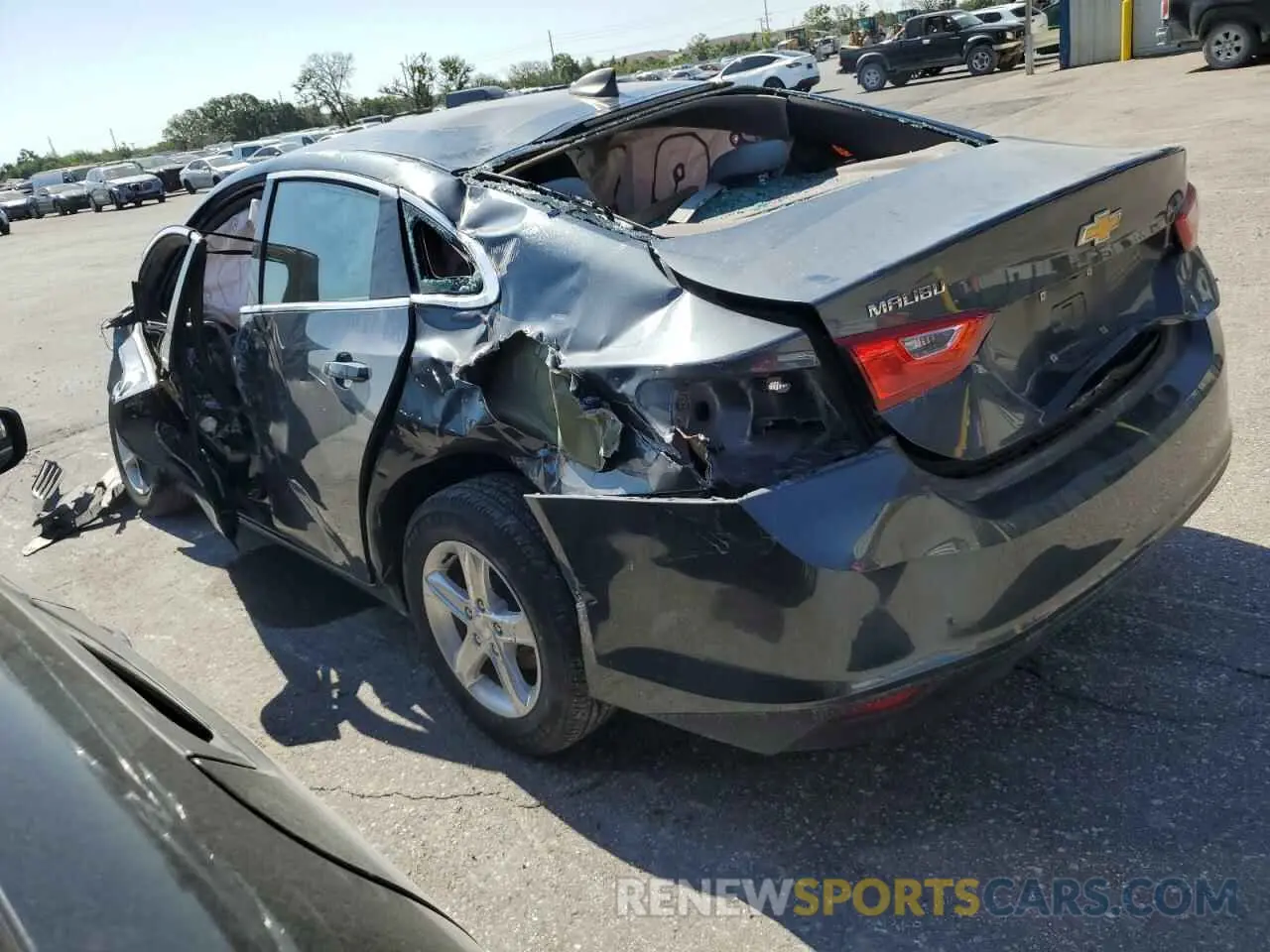 2 Photograph of a damaged car 1G1ZB5ST9KF182571 CHEVROLET MALIBU 2019