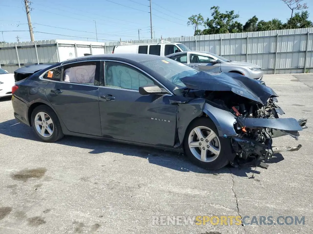 4 Photograph of a damaged car 1G1ZB5ST9KF182571 CHEVROLET MALIBU 2019