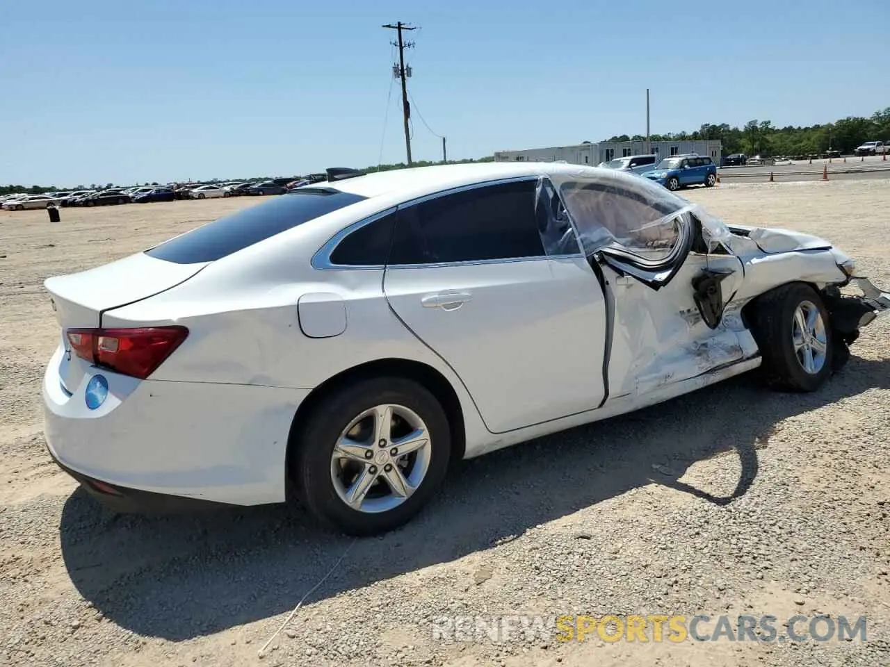 3 Photograph of a damaged car 1G1ZB5ST9KF192890 CHEVROLET MALIBU 2019
