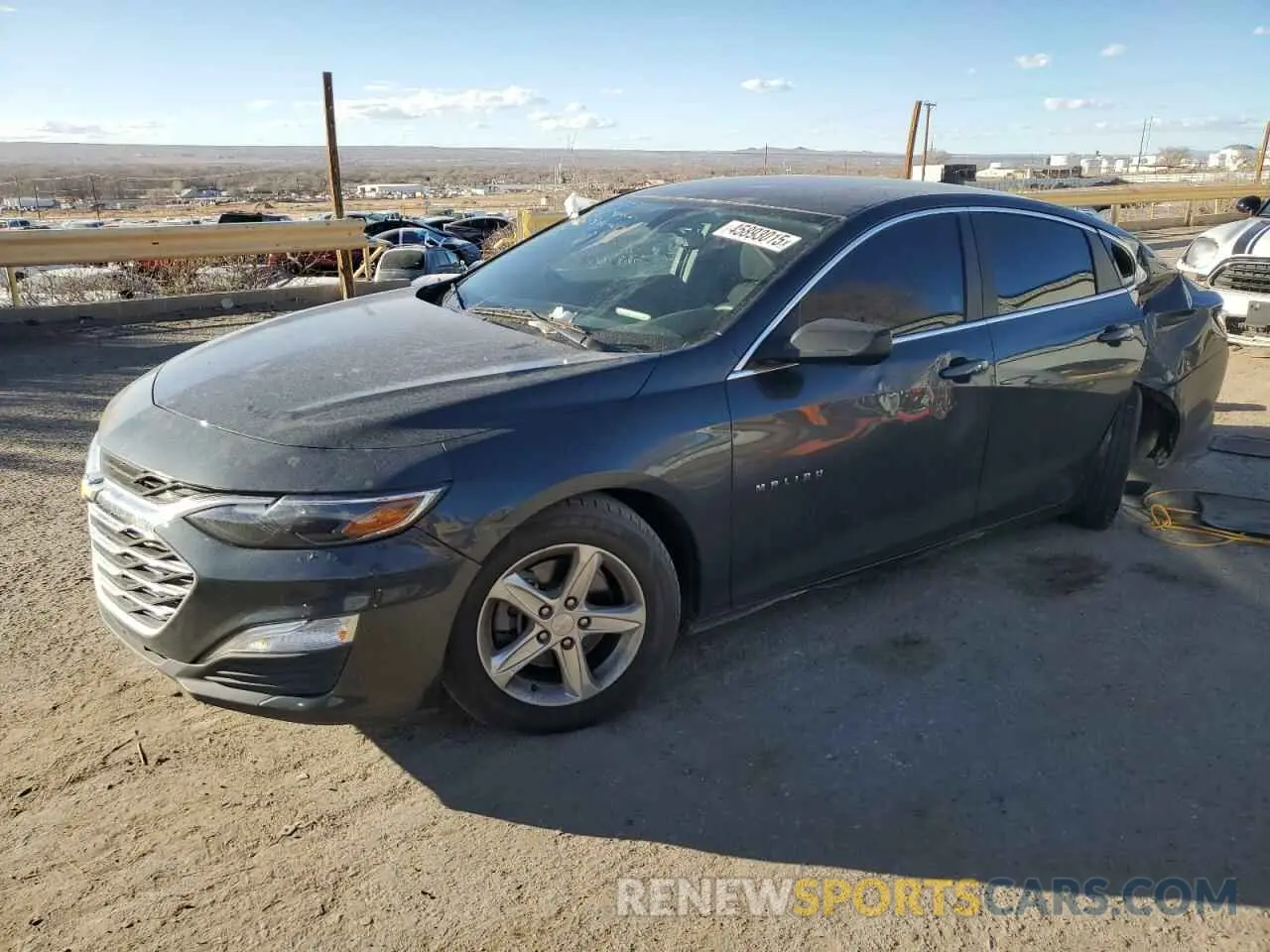 1 Photograph of a damaged car 1G1ZB5ST9KF201572 CHEVROLET MALIBU 2019