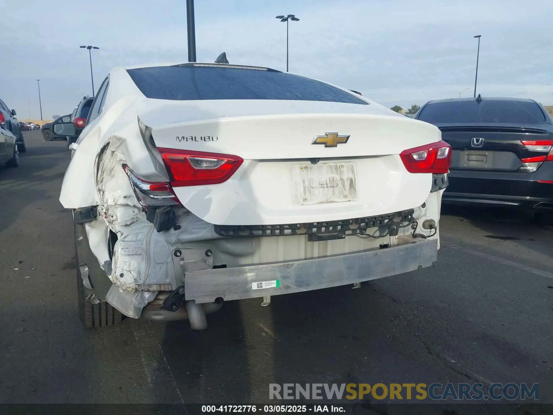 6 Photograph of a damaged car 1G1ZB5ST9KF201927 CHEVROLET MALIBU 2019