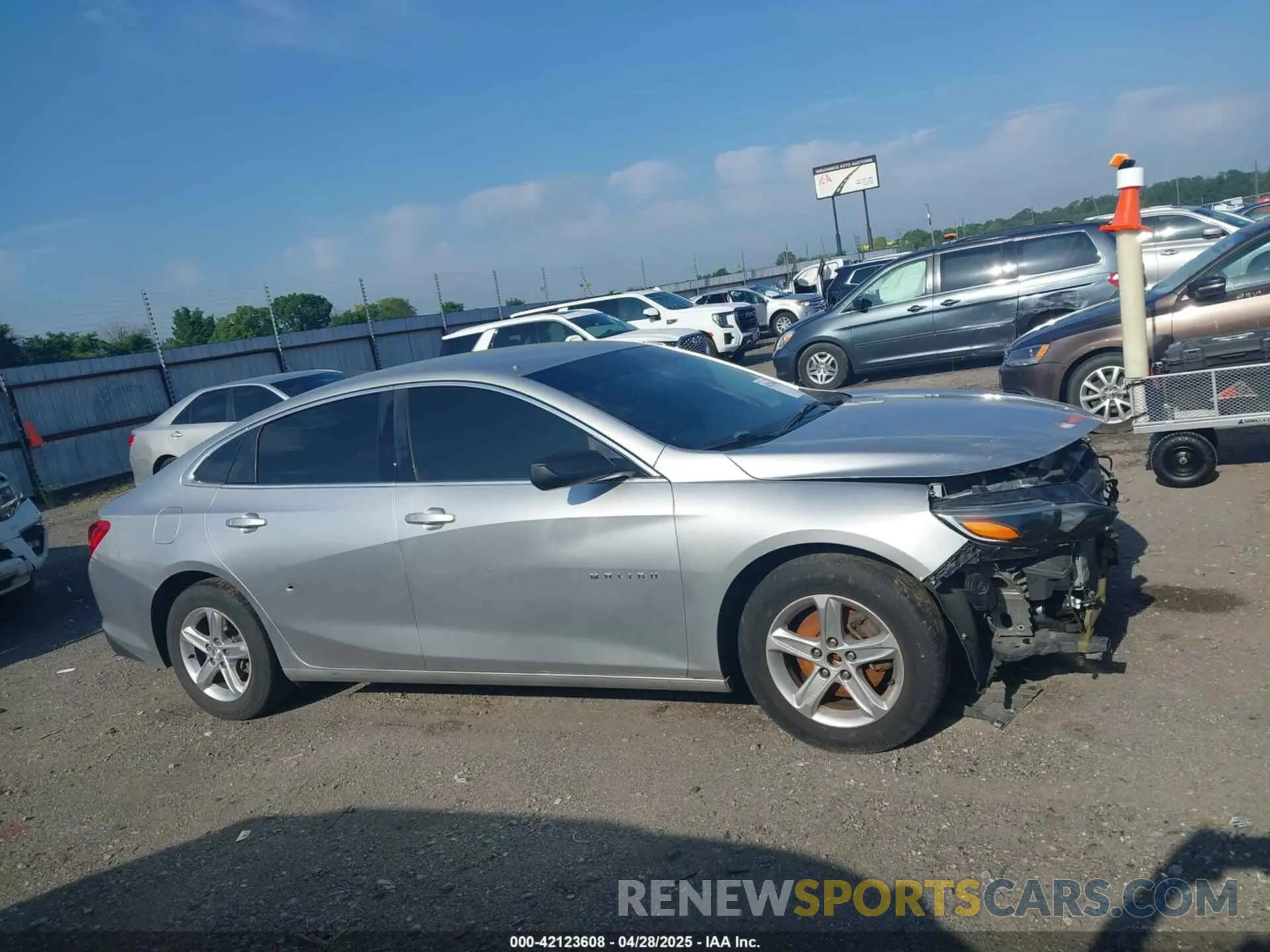 13 Photograph of a damaged car 1G1ZB5STXKF147683 CHEVROLET MALIBU 2019