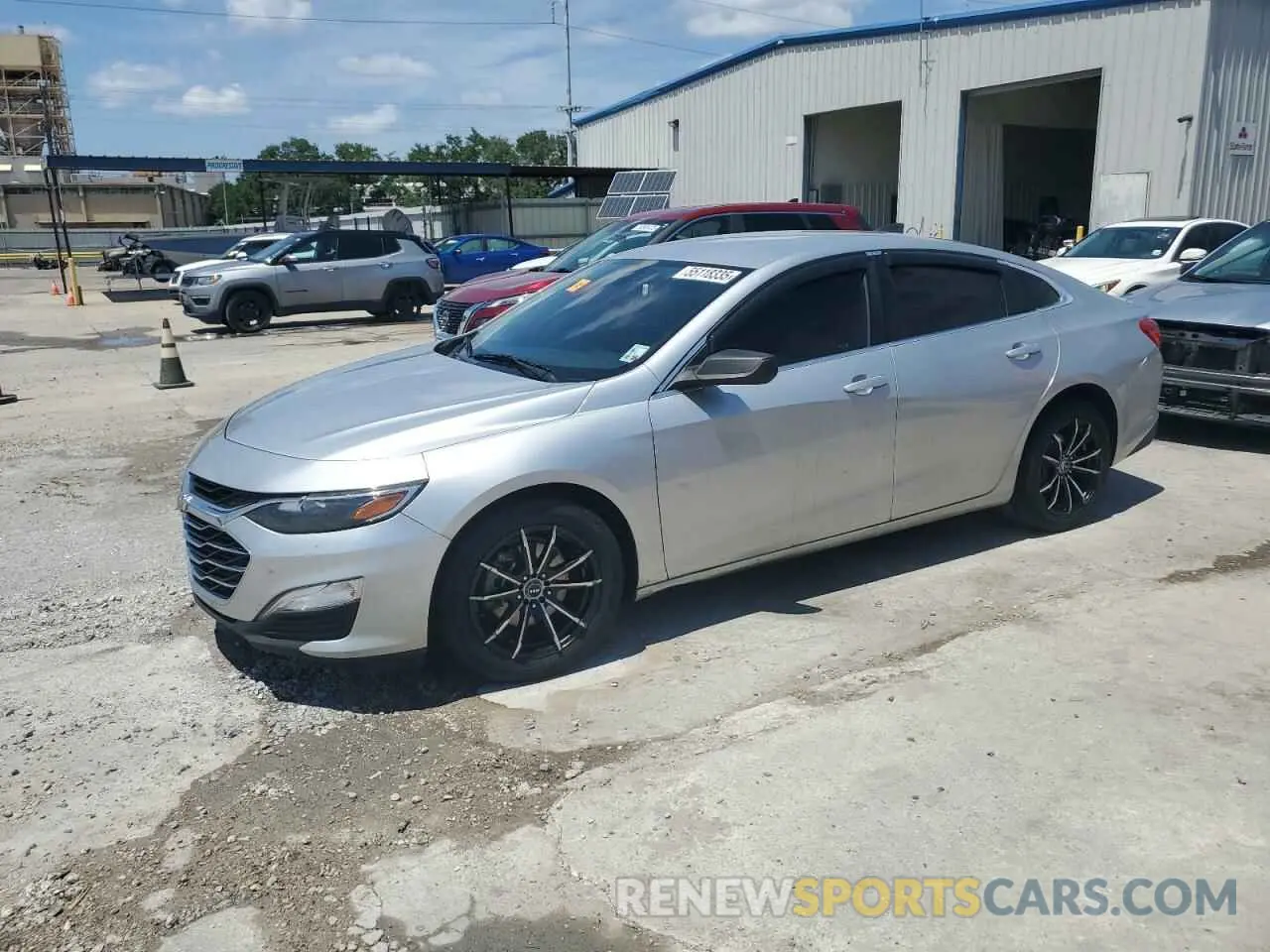 1 Photograph of a damaged car 1G1ZB5STXKF173054 CHEVROLET MALIBU 2019