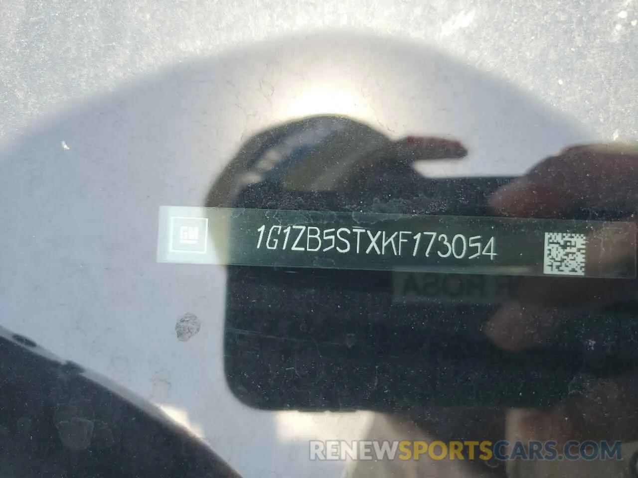 13 Photograph of a damaged car 1G1ZB5STXKF173054 CHEVROLET MALIBU 2019