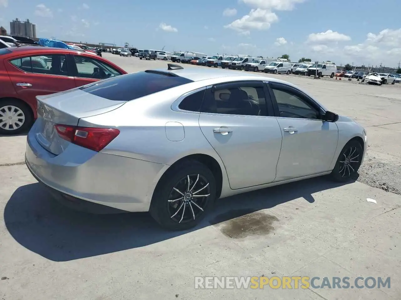 3 Photograph of a damaged car 1G1ZB5STXKF173054 CHEVROLET MALIBU 2019