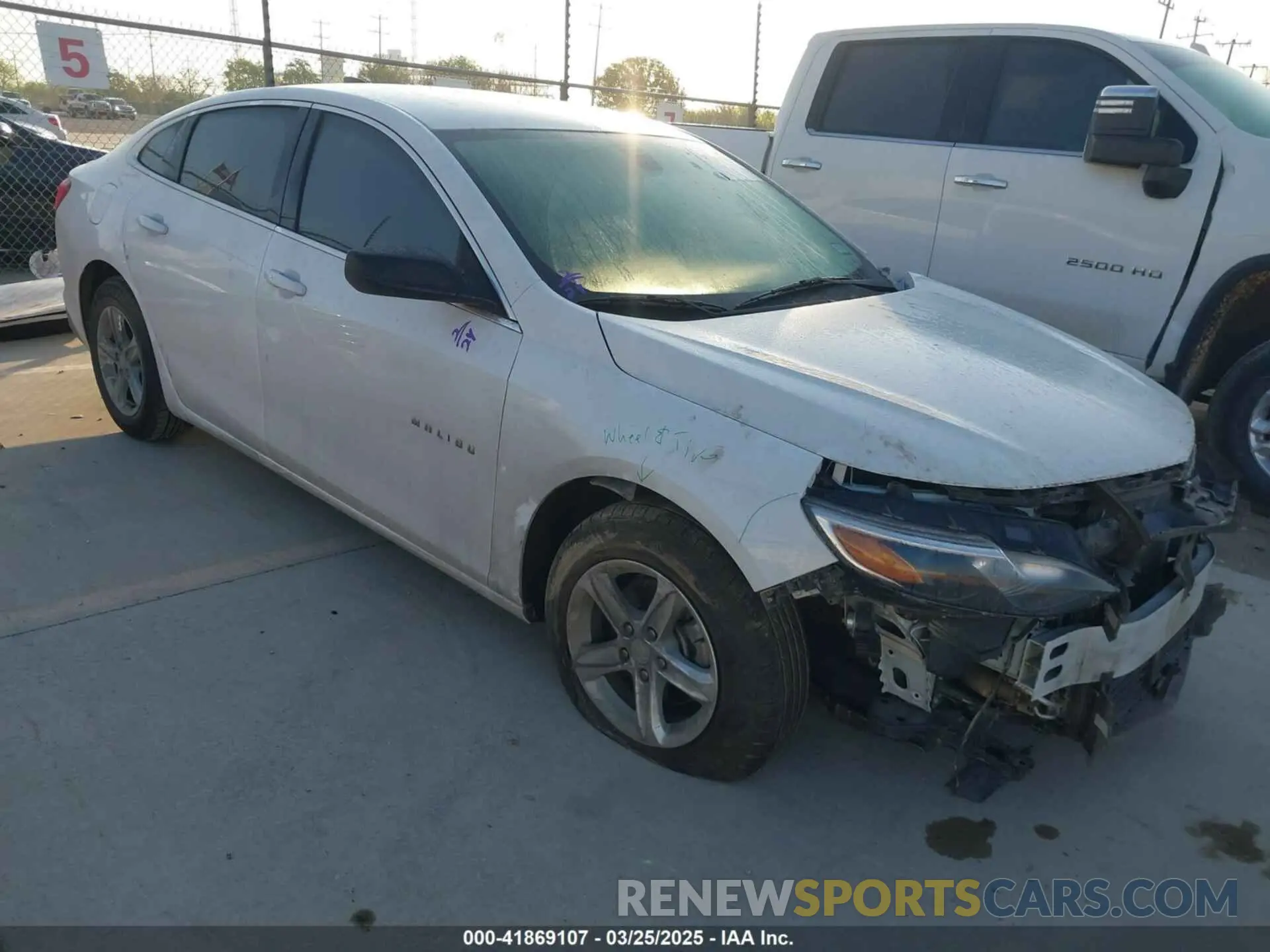 1 Photograph of a damaged car 1G1ZB5STXKF216016 CHEVROLET MALIBU 2019