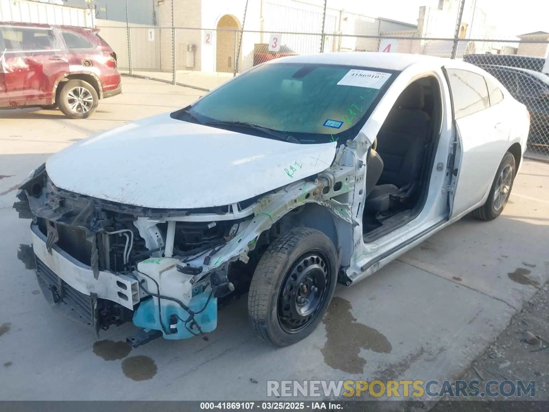 2 Photograph of a damaged car 1G1ZB5STXKF216016 CHEVROLET MALIBU 2019